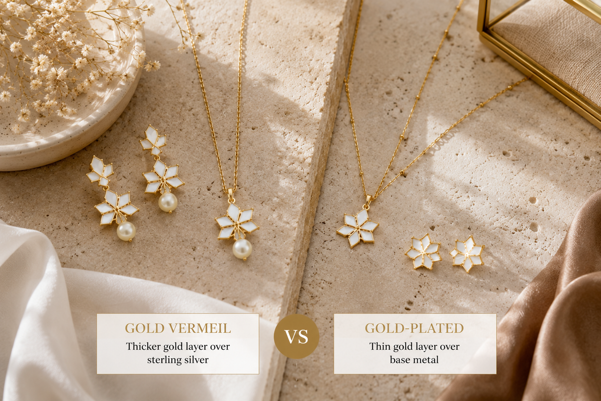 Gold Vermeil vs Gold-Plated Jewelry
