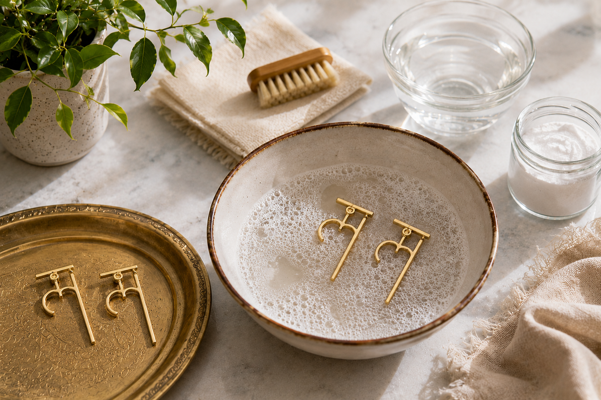 How to Clean Brass Jewelry