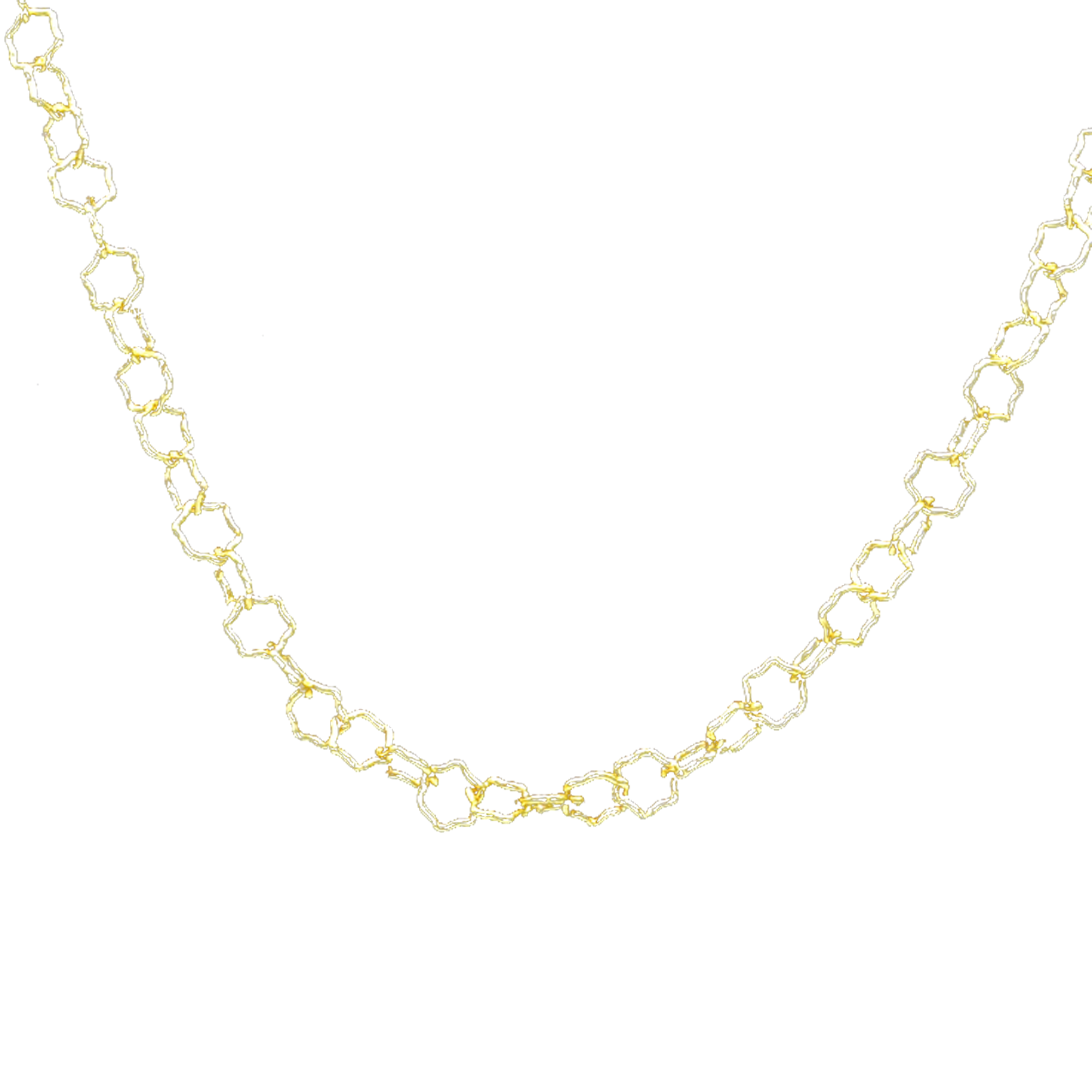 Star Brass Gold Plated Chain