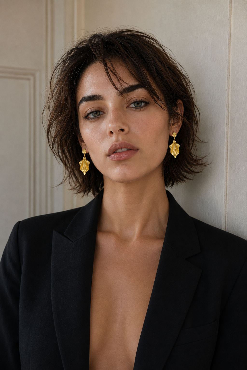 Euphoria Flash Gold Plated Stud Earring