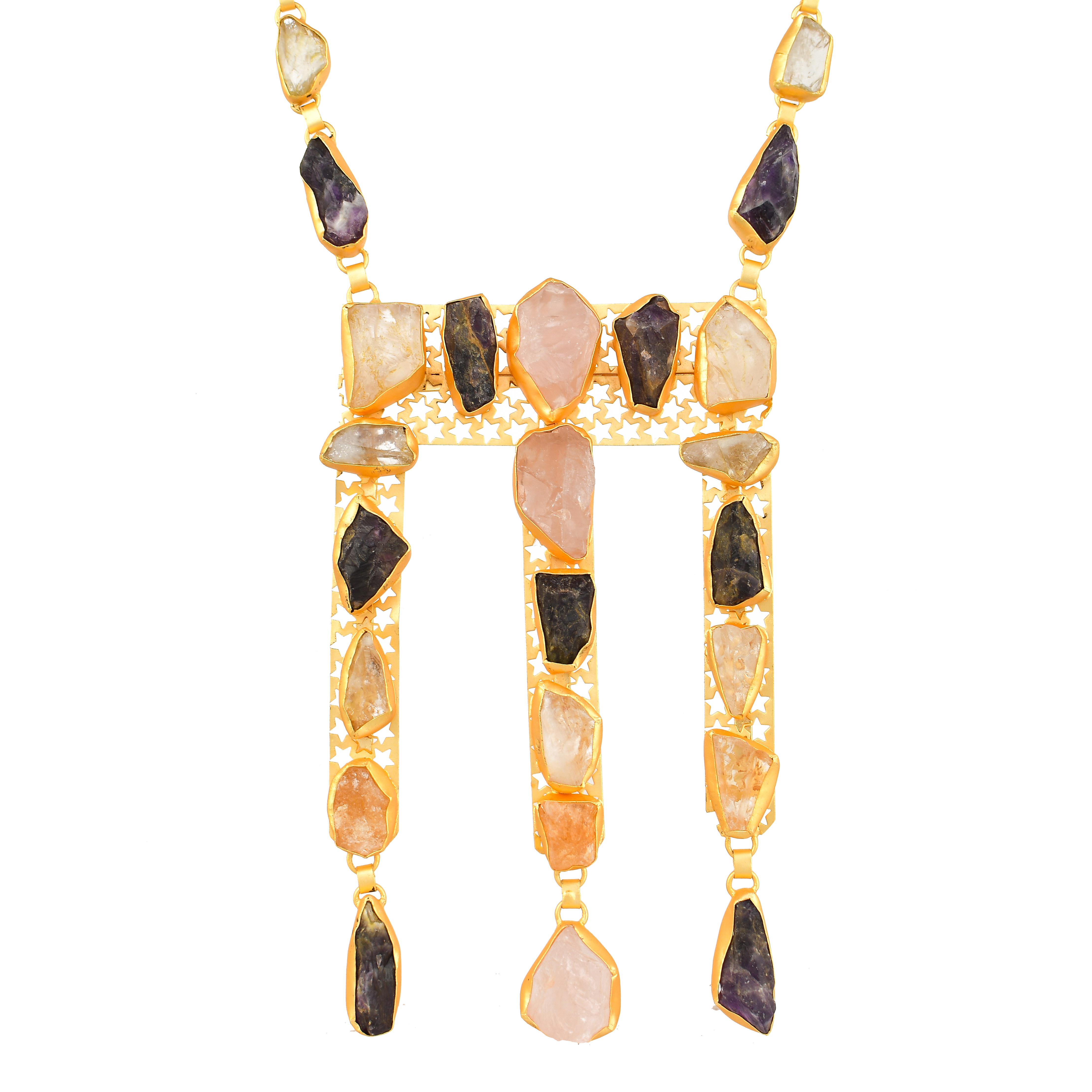 Natural Gemstone Necklace Fashion jewelry