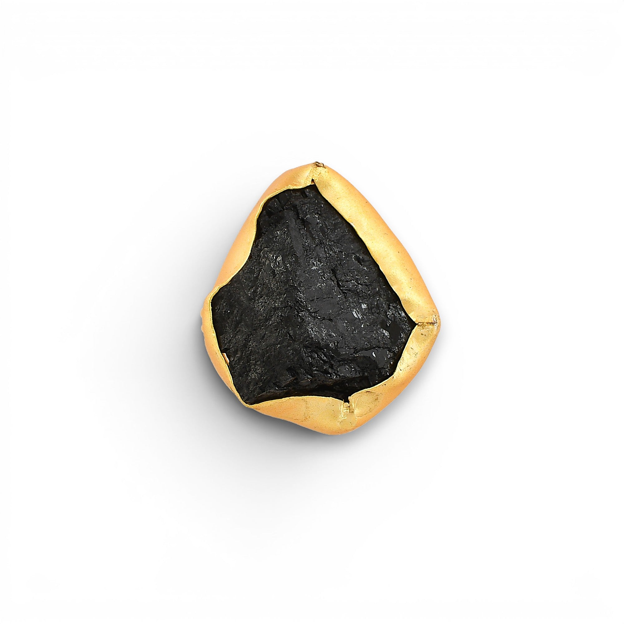 Multi Color Tourmanline Rough Gemstone Ring