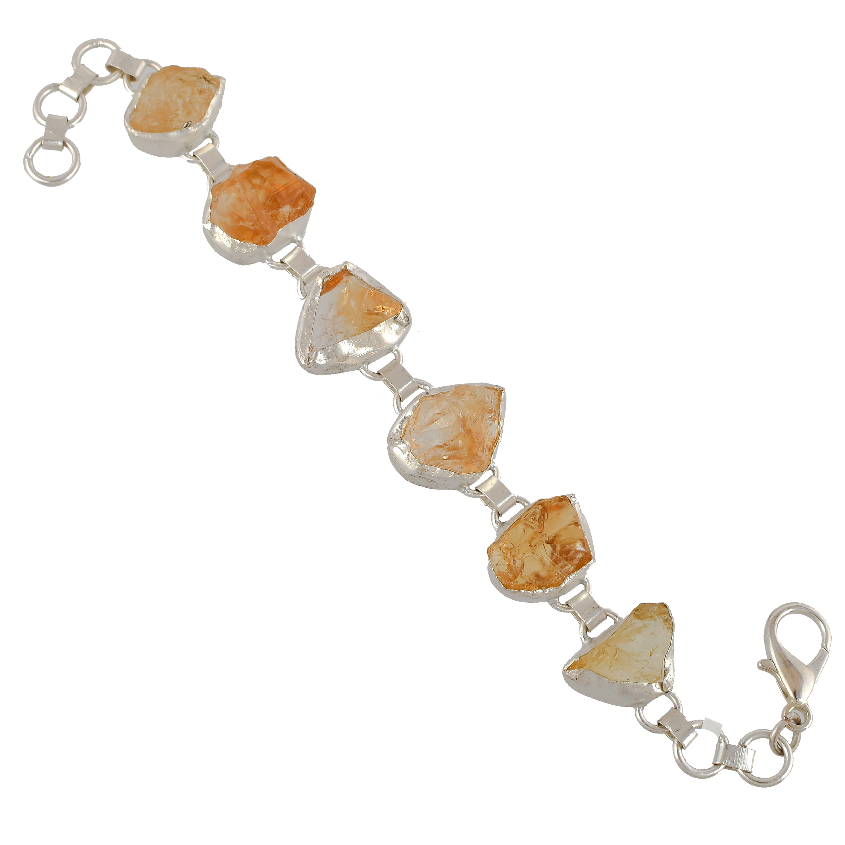 Citrine Rough Gemstone Bracelet
