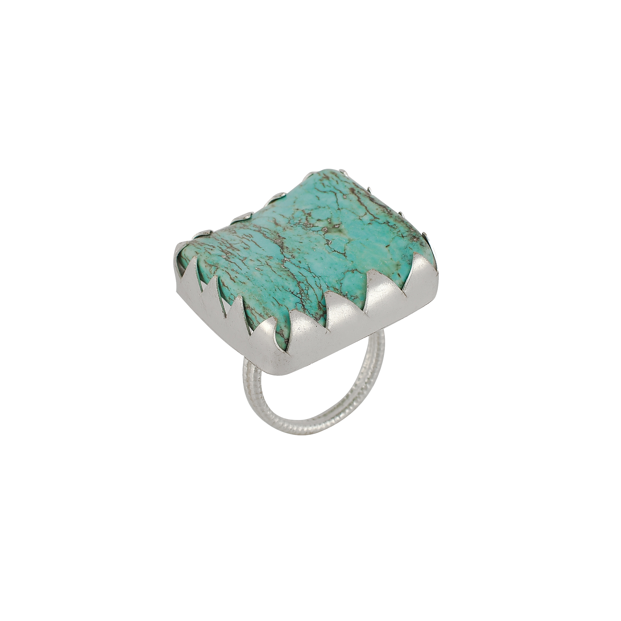 Turquoise Gemstone Adjustable Ring