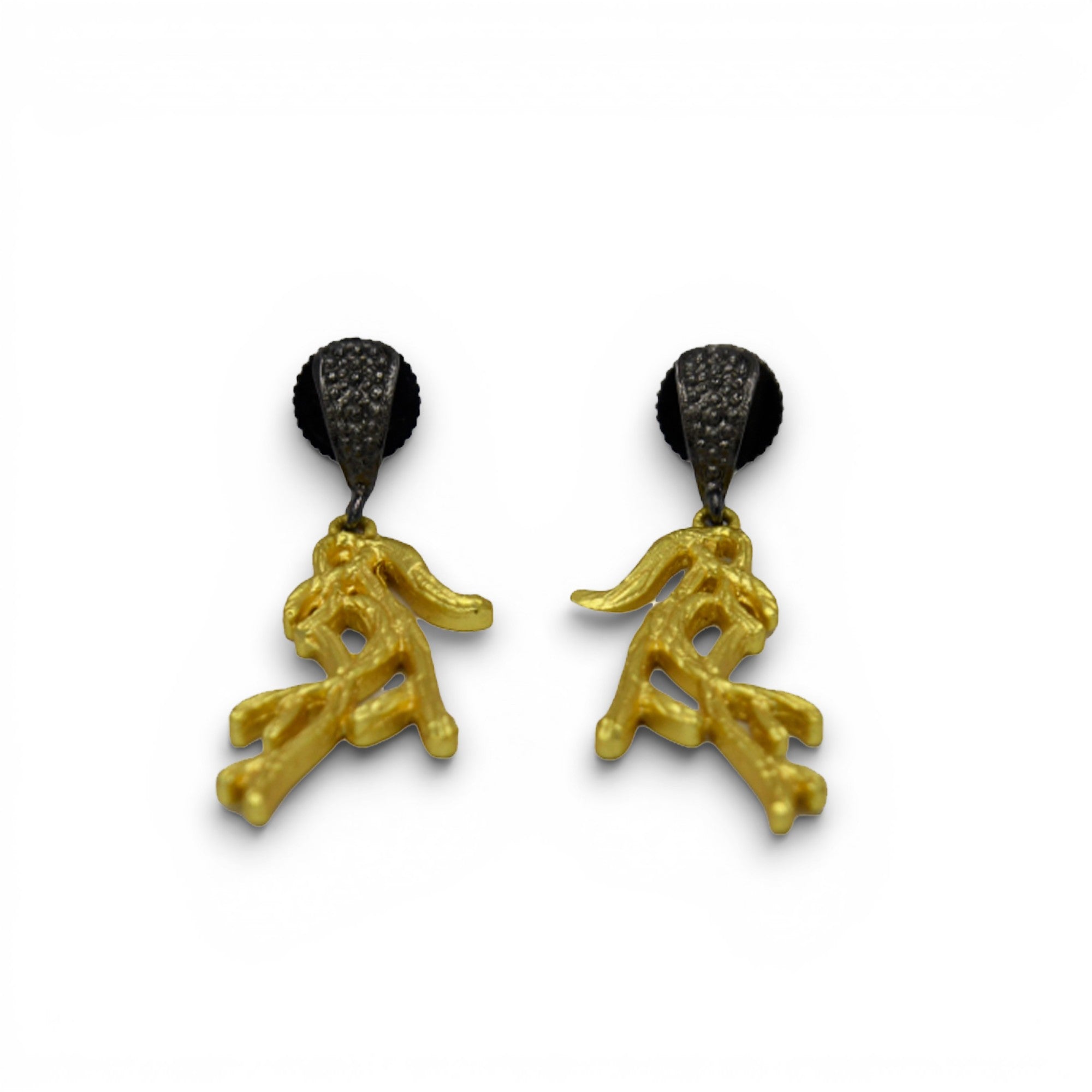 Tree Branch Gold Plated Earring