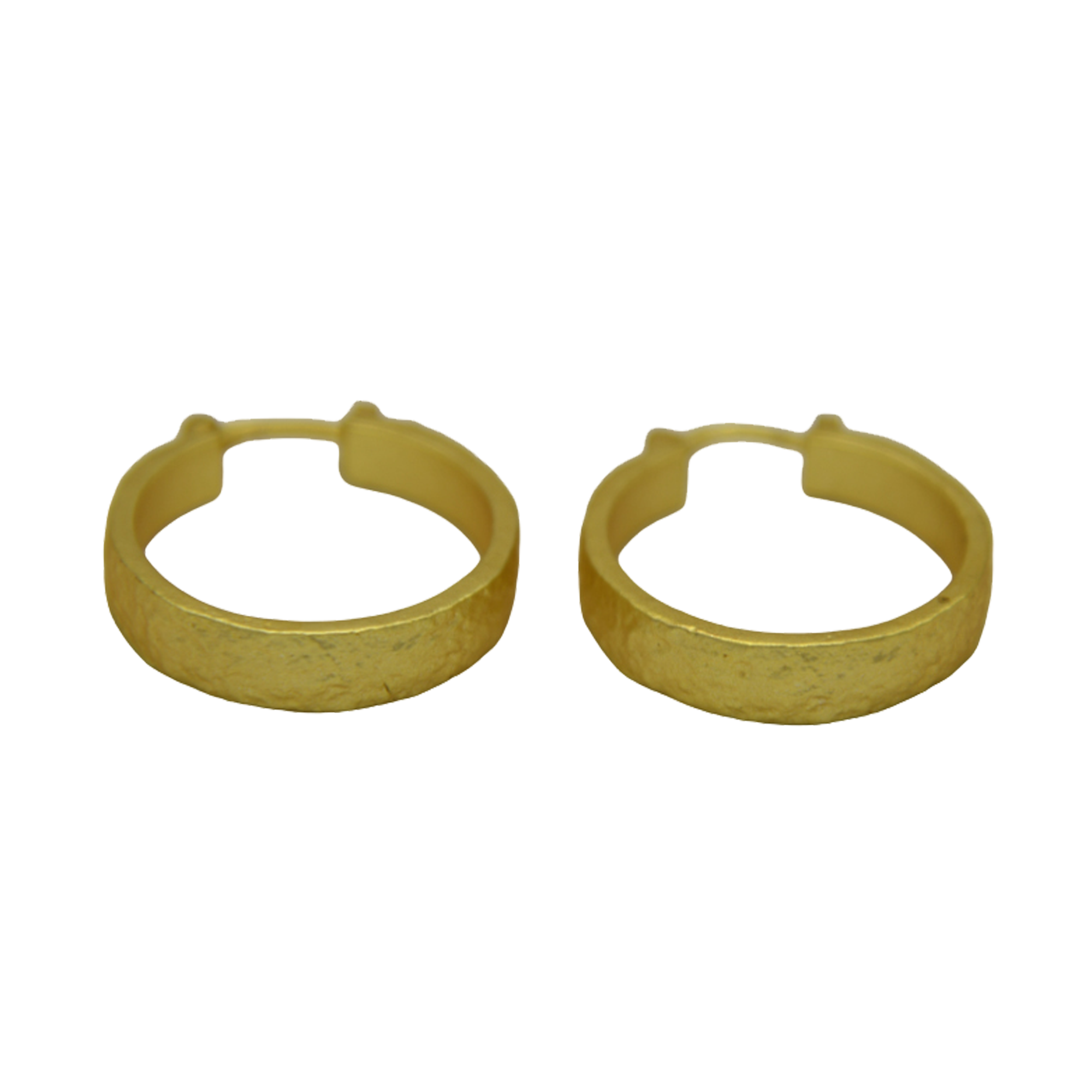 Enclosed Designer Hoop Earring