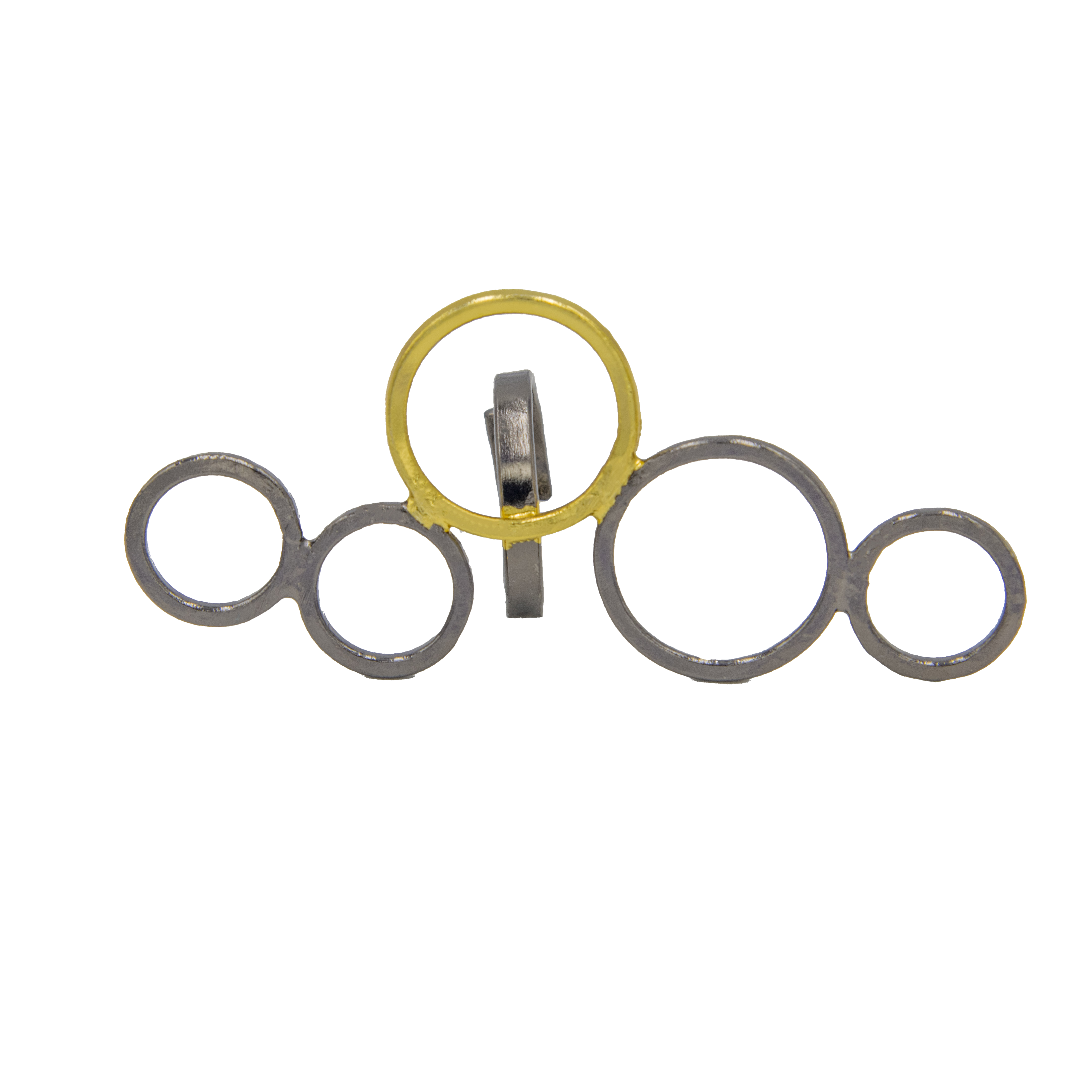 Penta Ring Brass Adjustable Ring