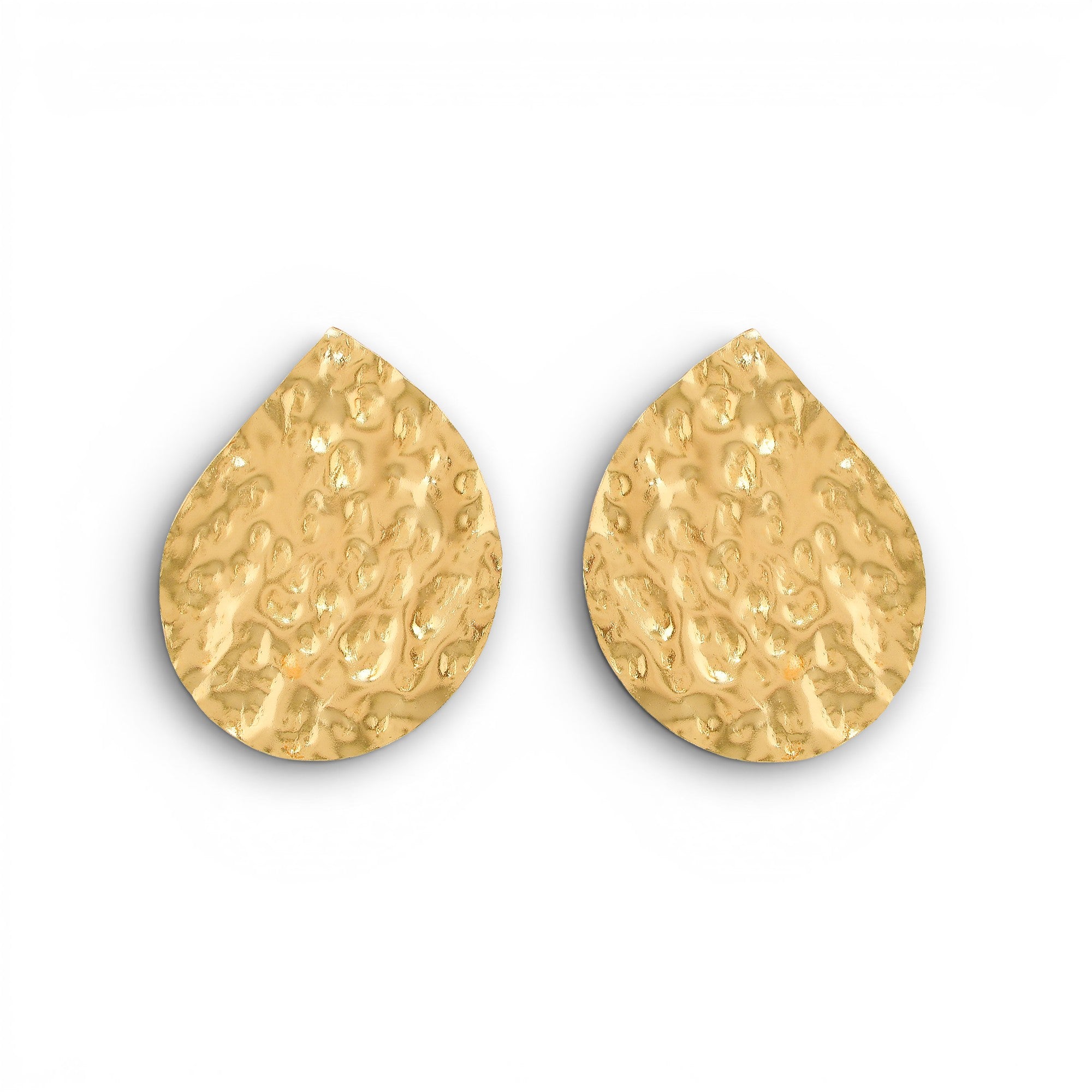 Brass Flash Gold Plating Tempest Stud Earring