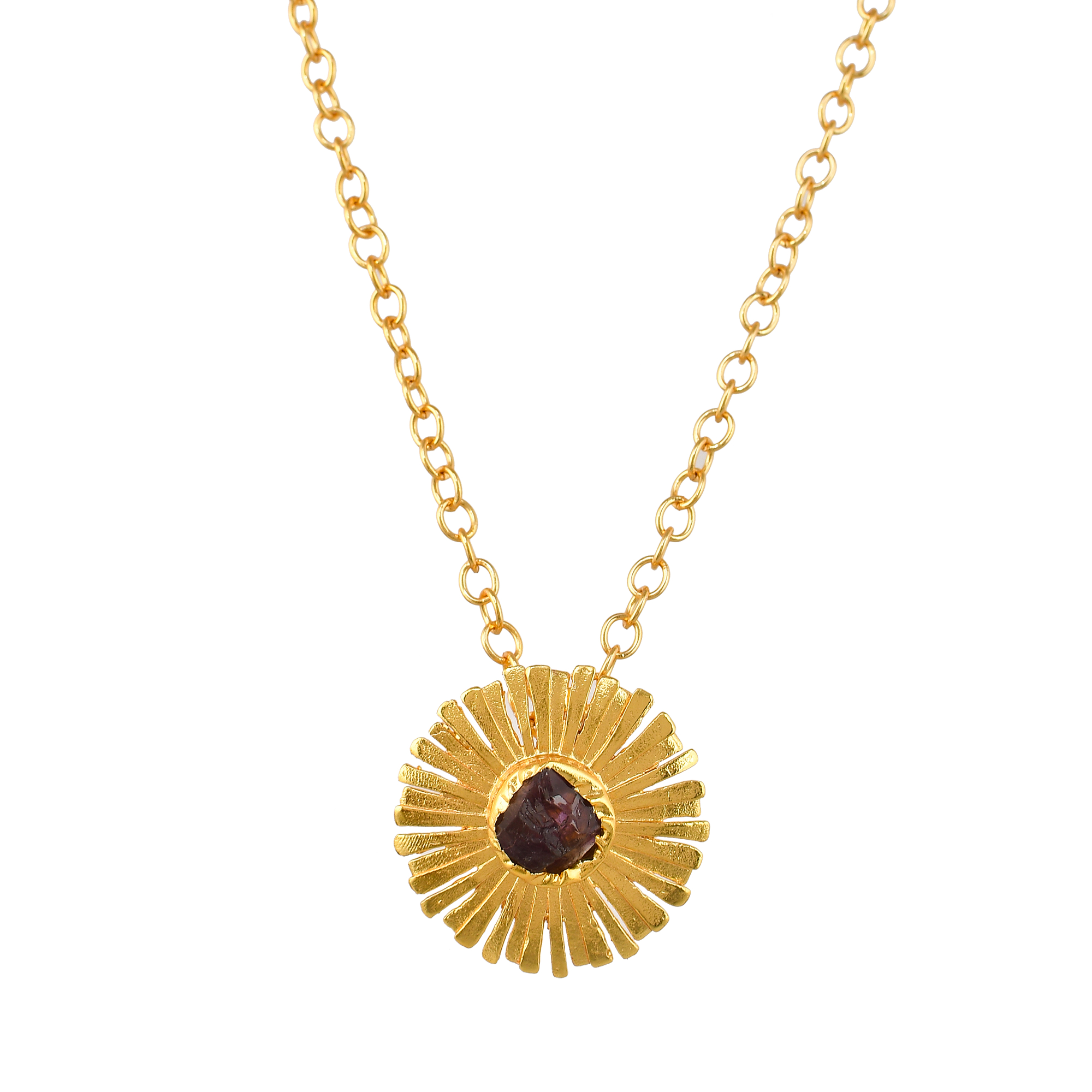 Aquamarine Floral Necklace Fashion jewelry