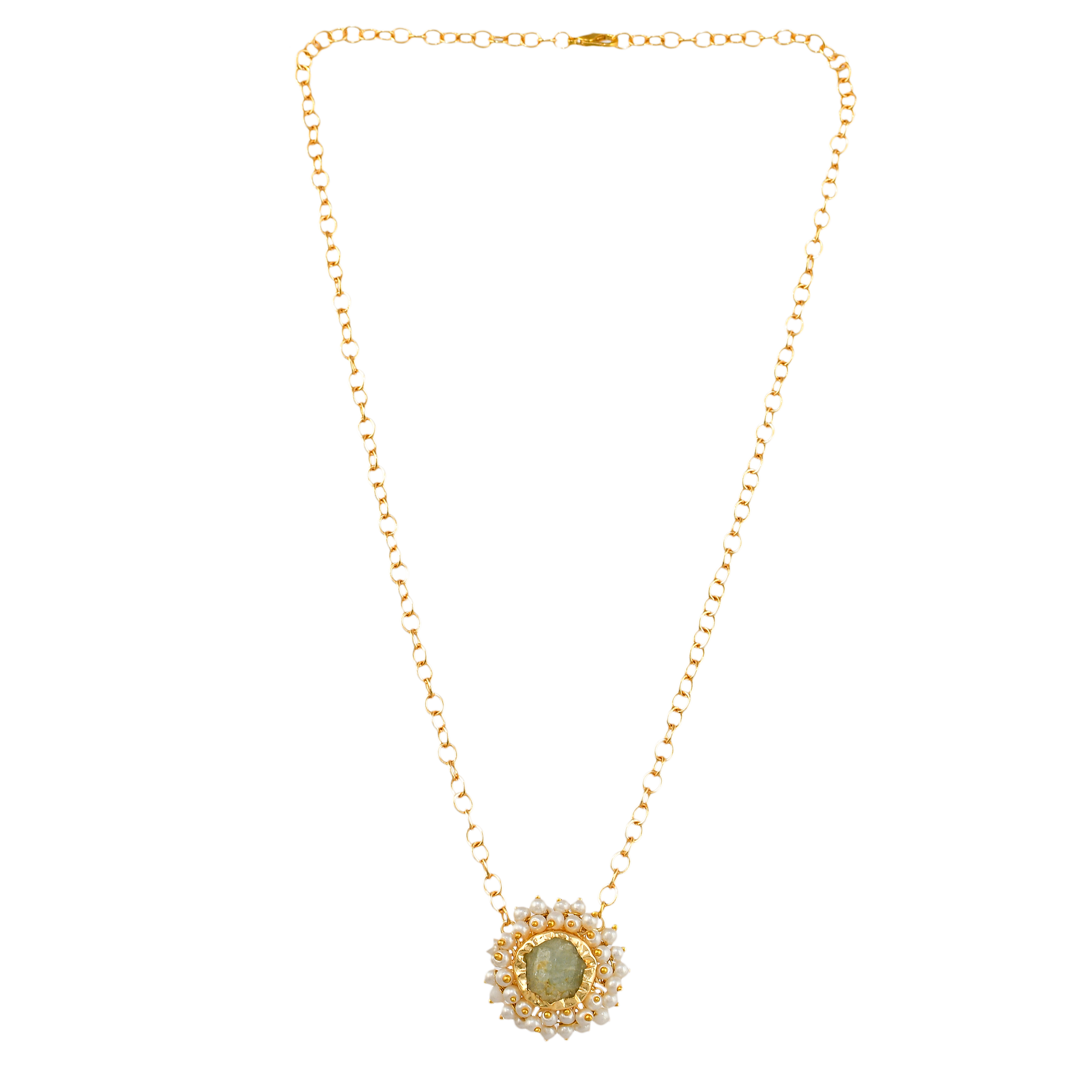 Pearl Floral Necklace Fashion jewelry