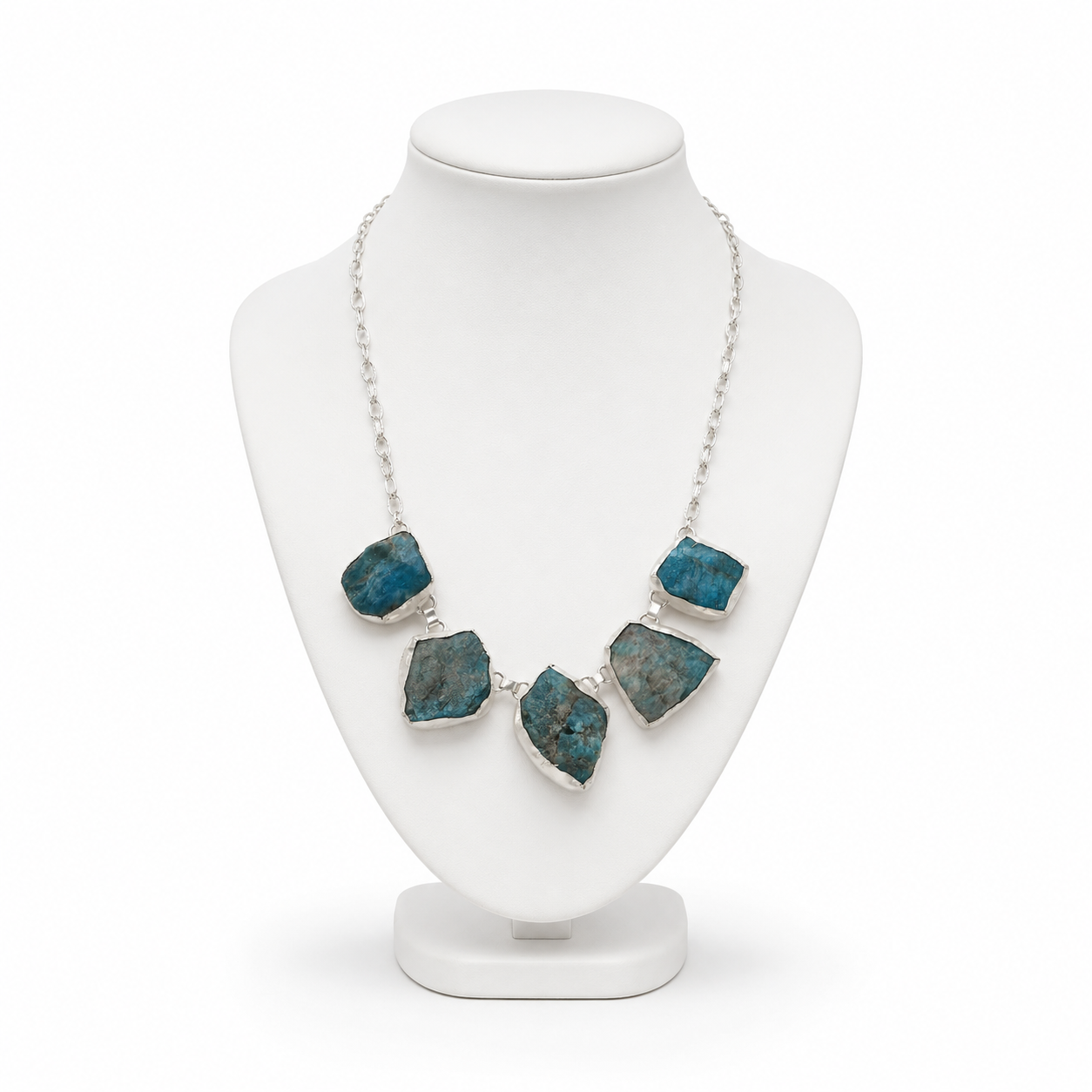 Apatite Rough Gemstone Necklace