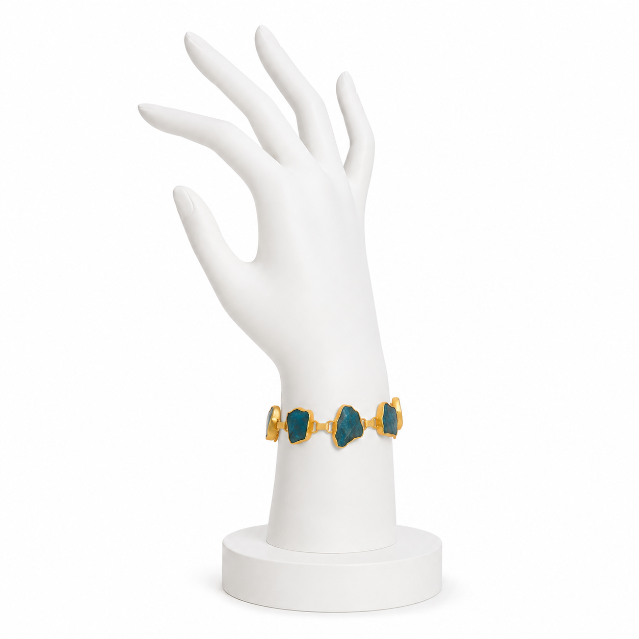 Apatite Rough Gemstone Bracelet