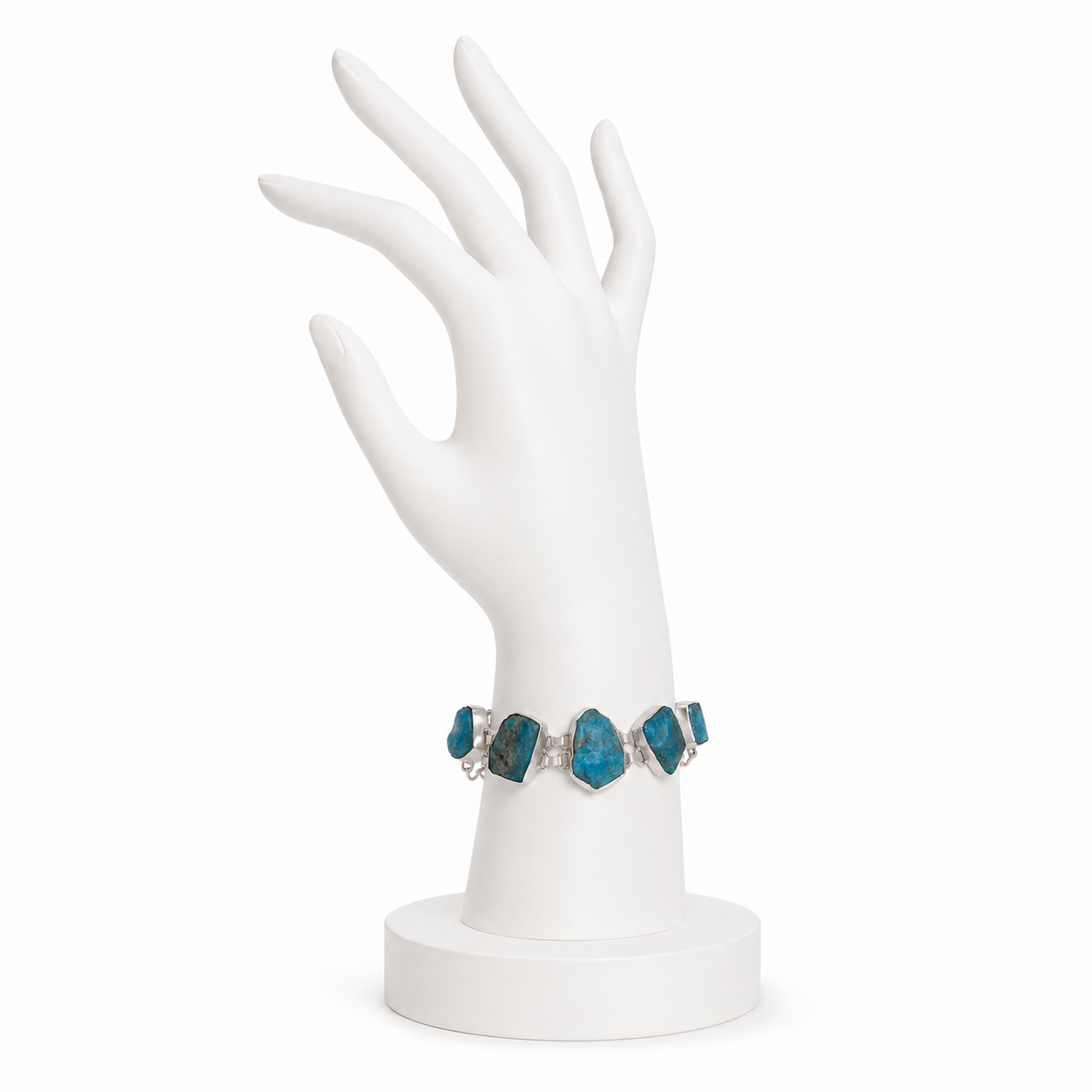 Apatite Rough Gemstone Bracelet