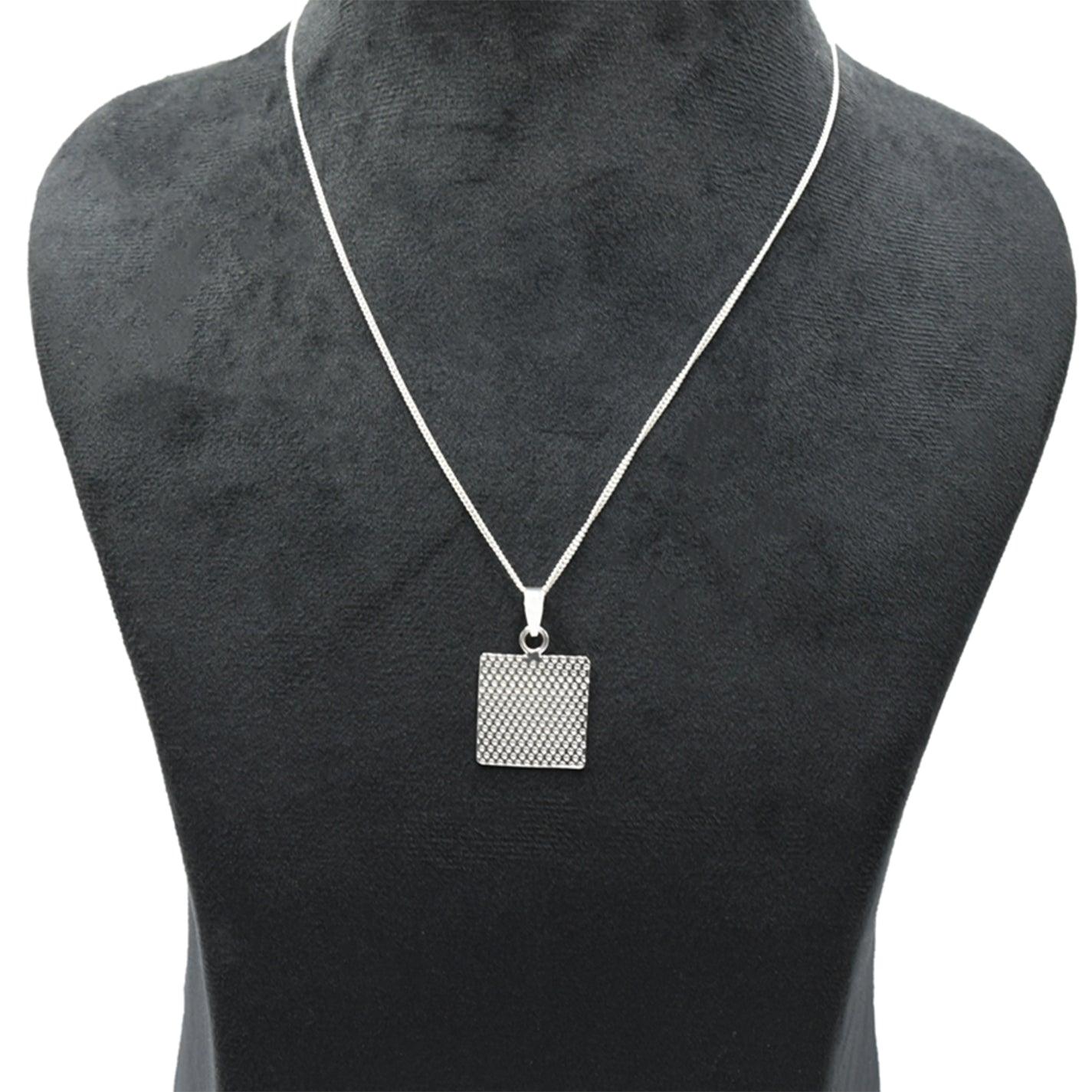 Hammered 925 Sterling Sliver Pendant