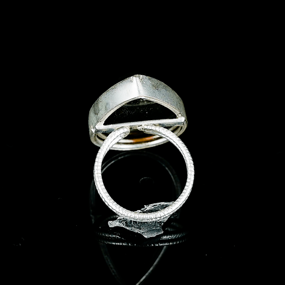 Labradorite Rough Gemstone Ring