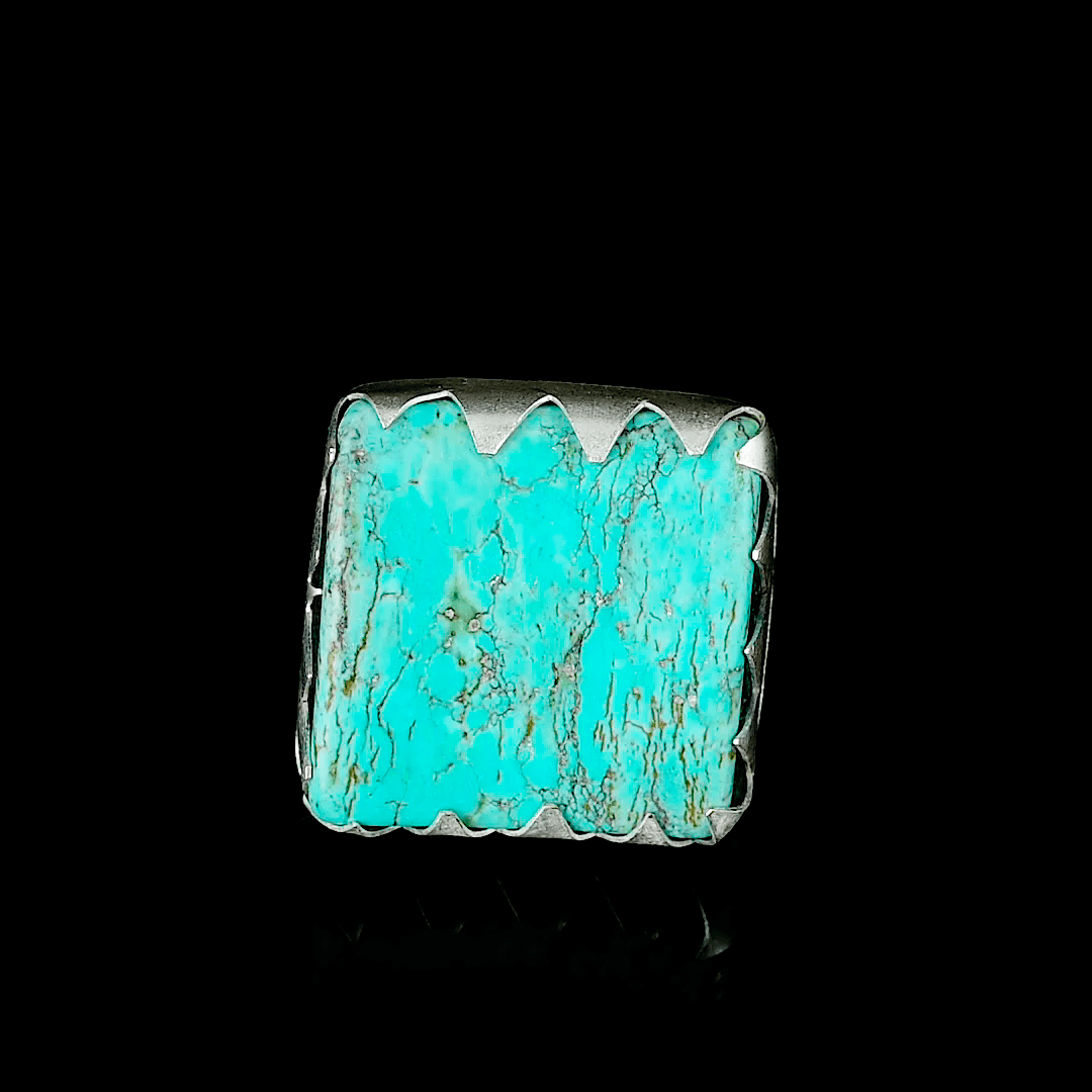 Turquoise Gemstone Adjustable Ring