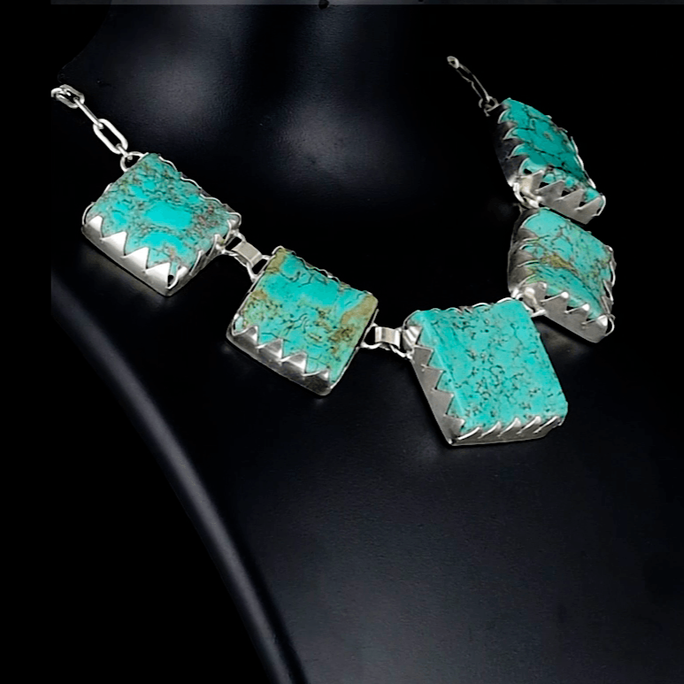 Turquoise Gemstone Handmade Necklace