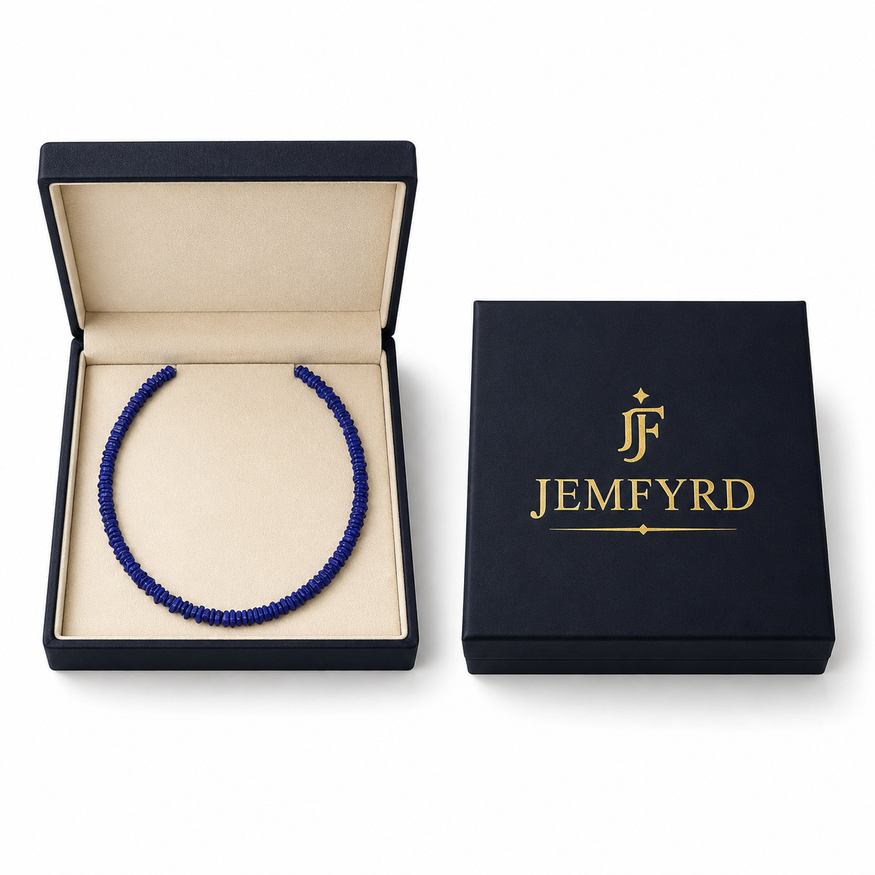 Lapis Lazuli Natural Square beads Necklace