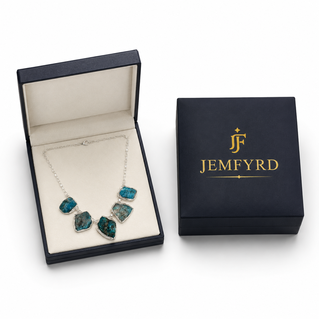 Apatite Rough Gemstone Necklace