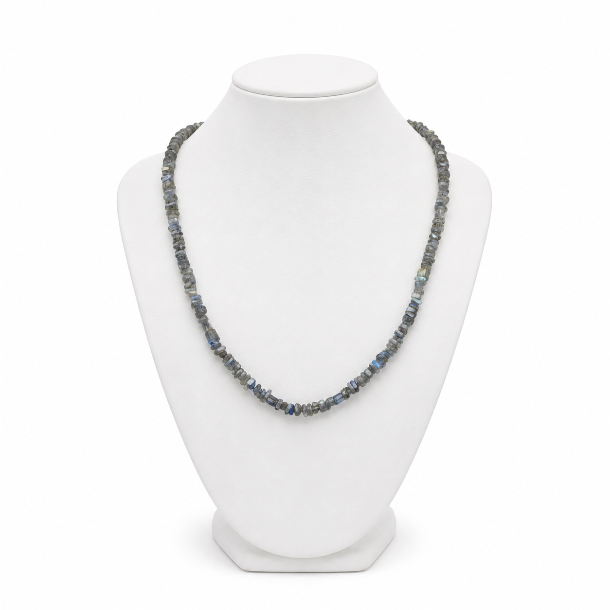 Labradorite Square Beads Necklace