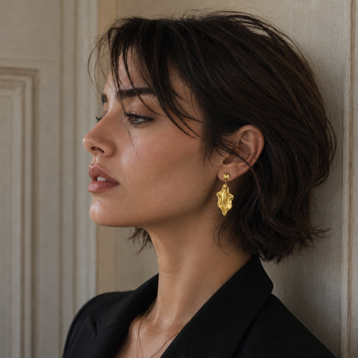 Euphoria Flash Gold Plated Stud Earring