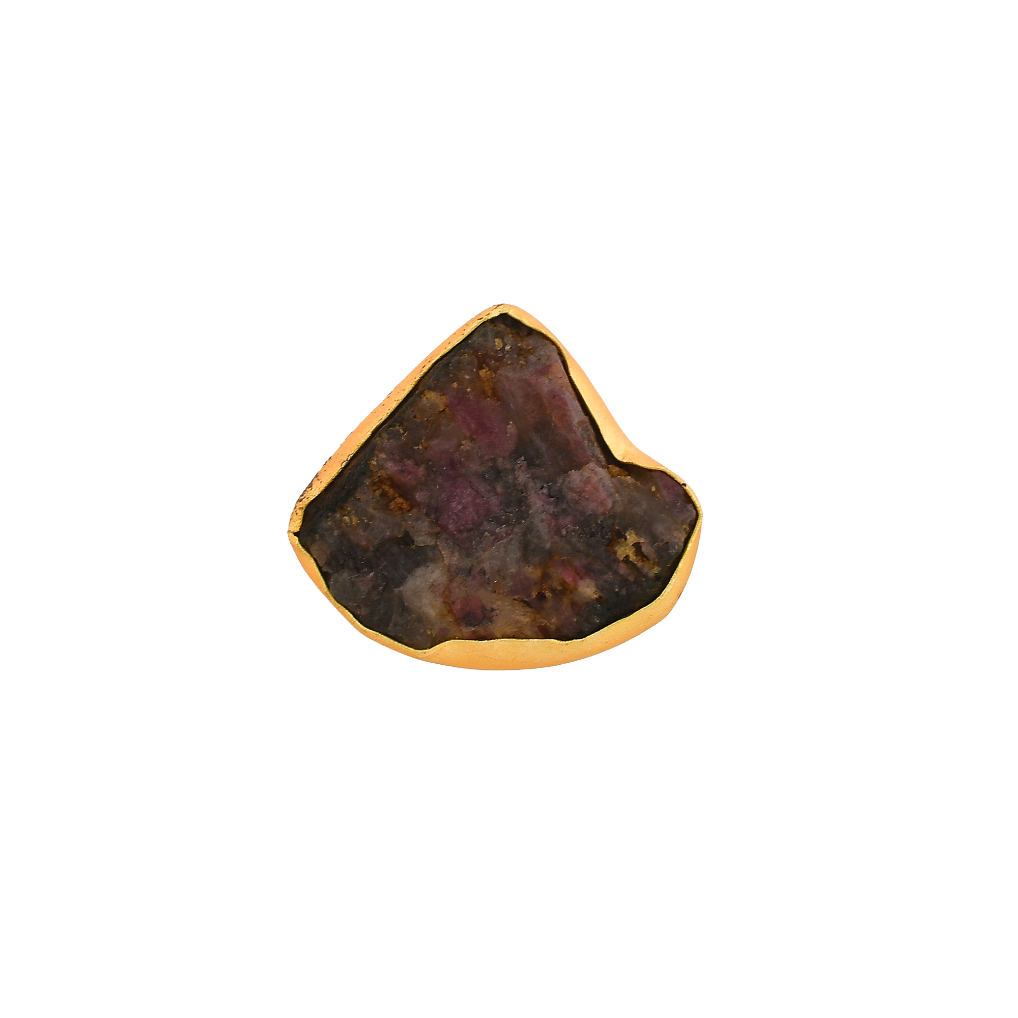 Amethyst Gemstone Adjustable Ring