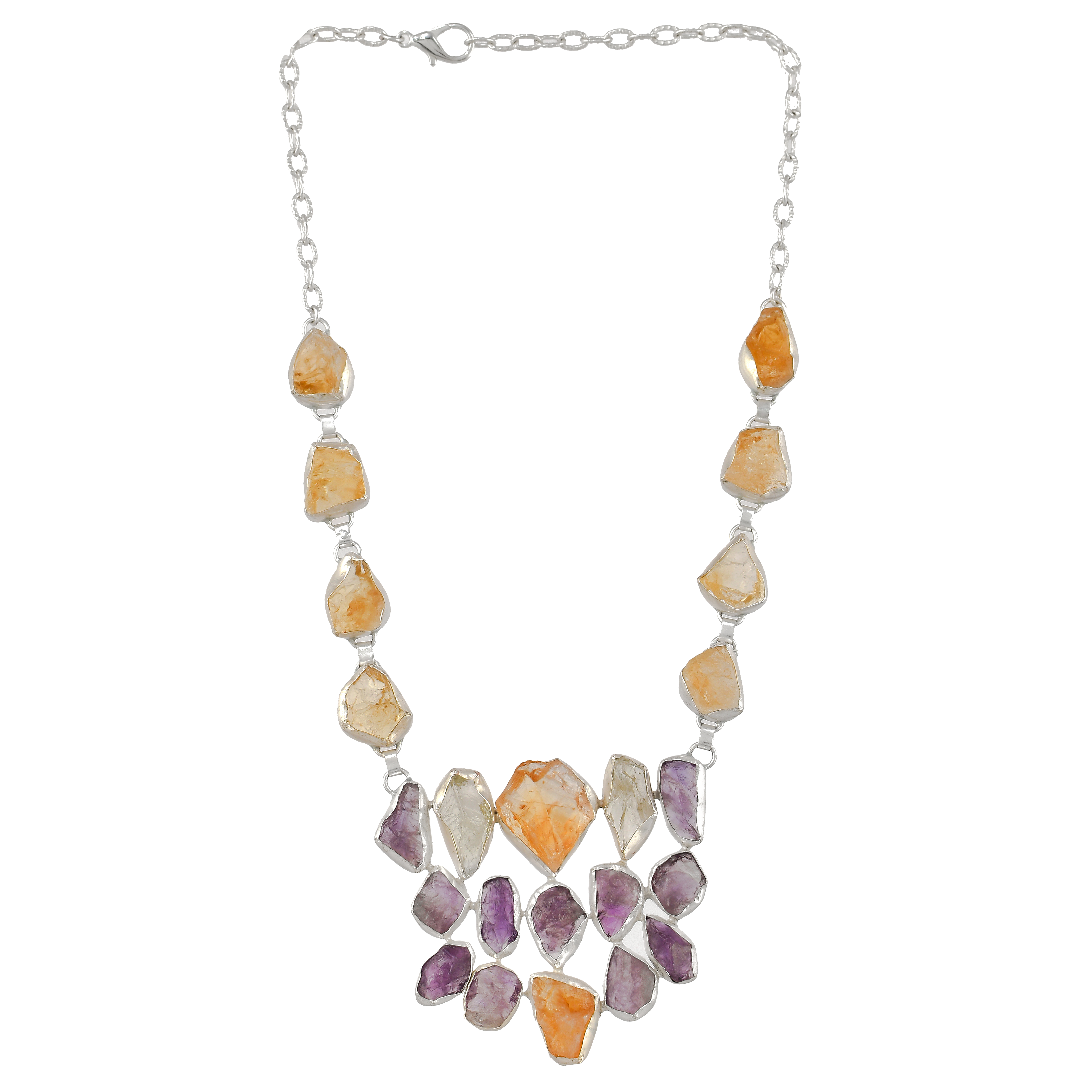 Natural Gemstone Pendant Necklace for Women
