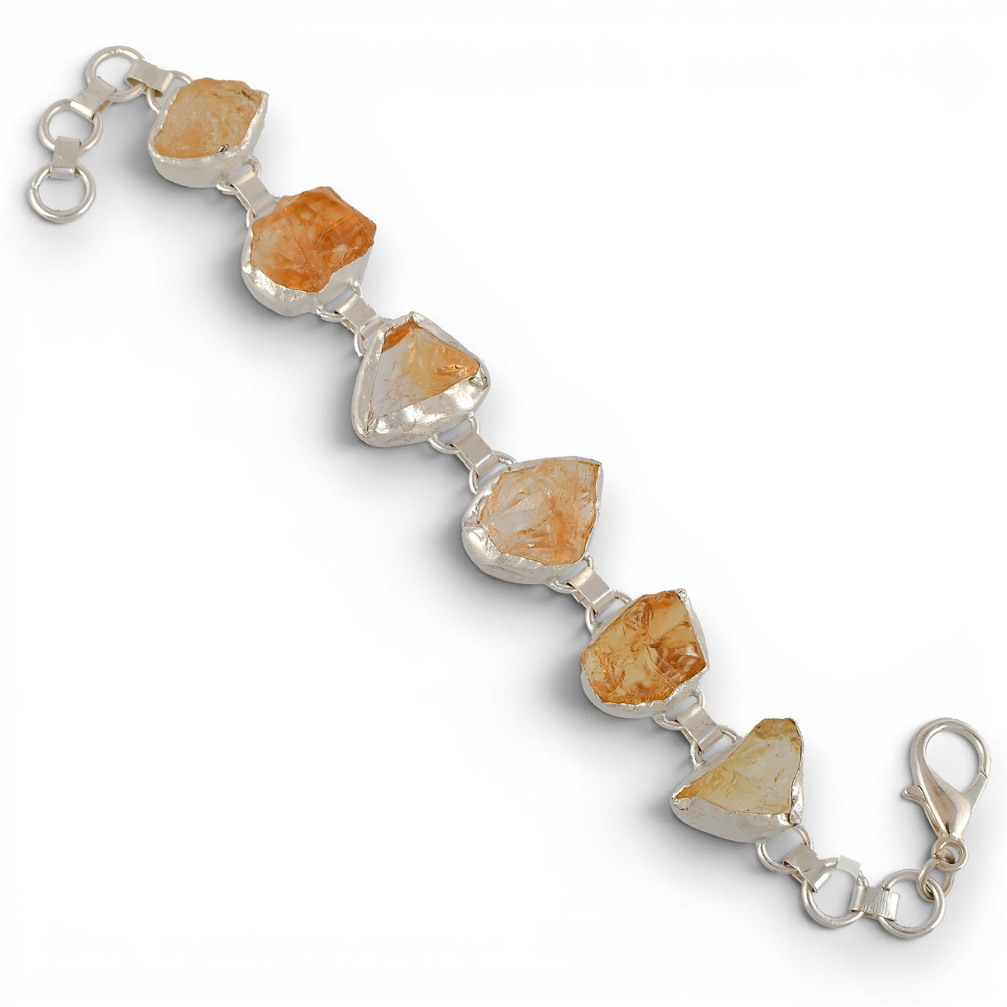 Citrine Rough Gemstone Bracelet