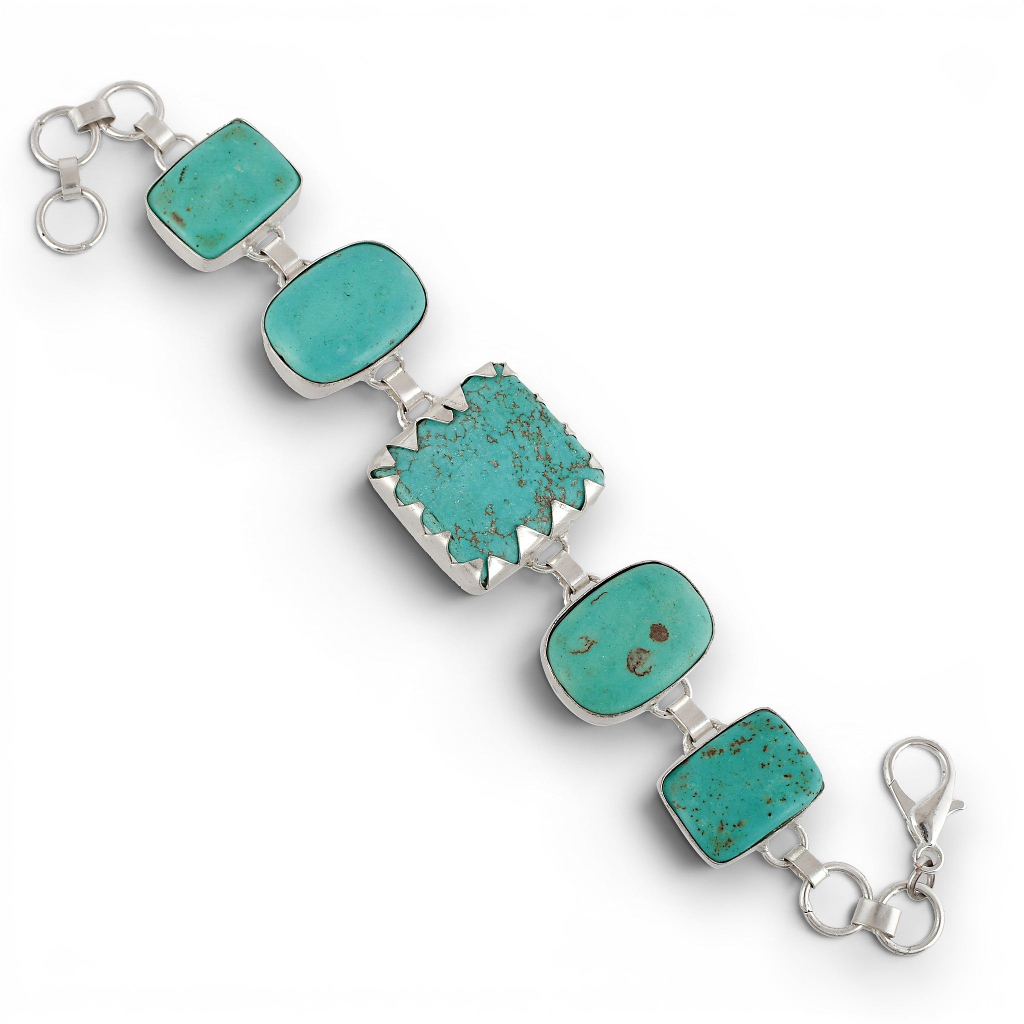 Turquoise Rough Gemstone Bracelet