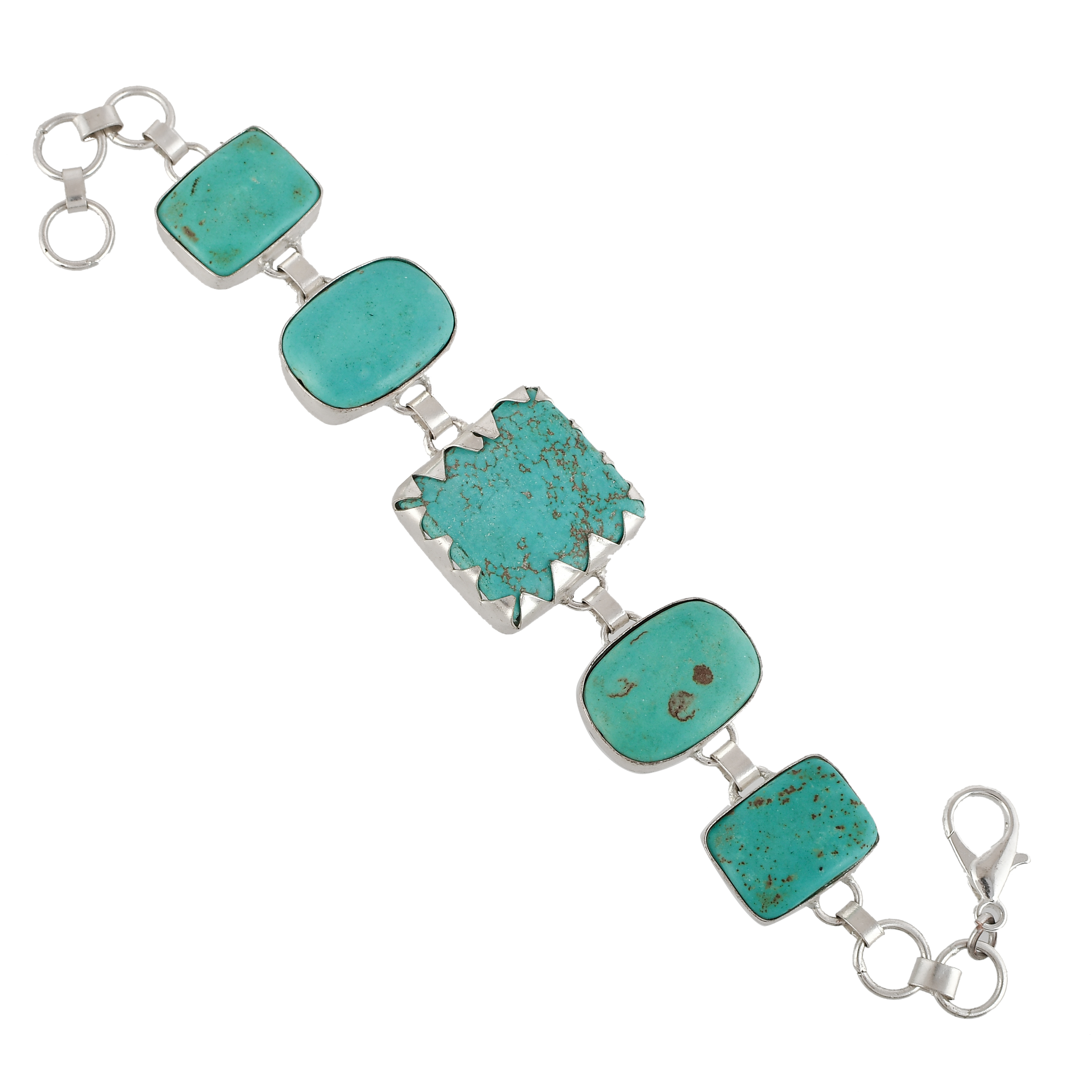 Turquoise Rough Gemstone Bracelet