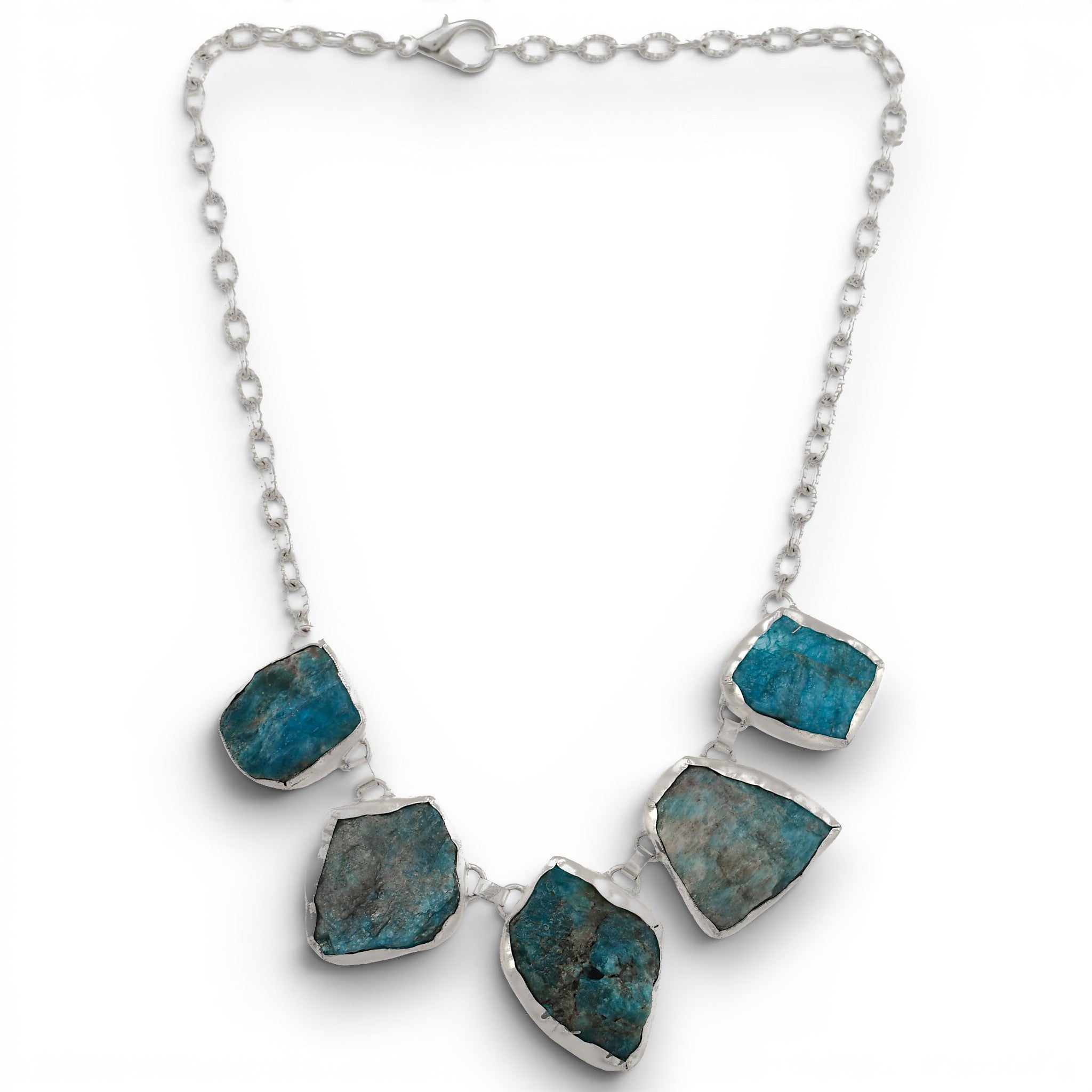 Apatite Rough Gemstone Necklace