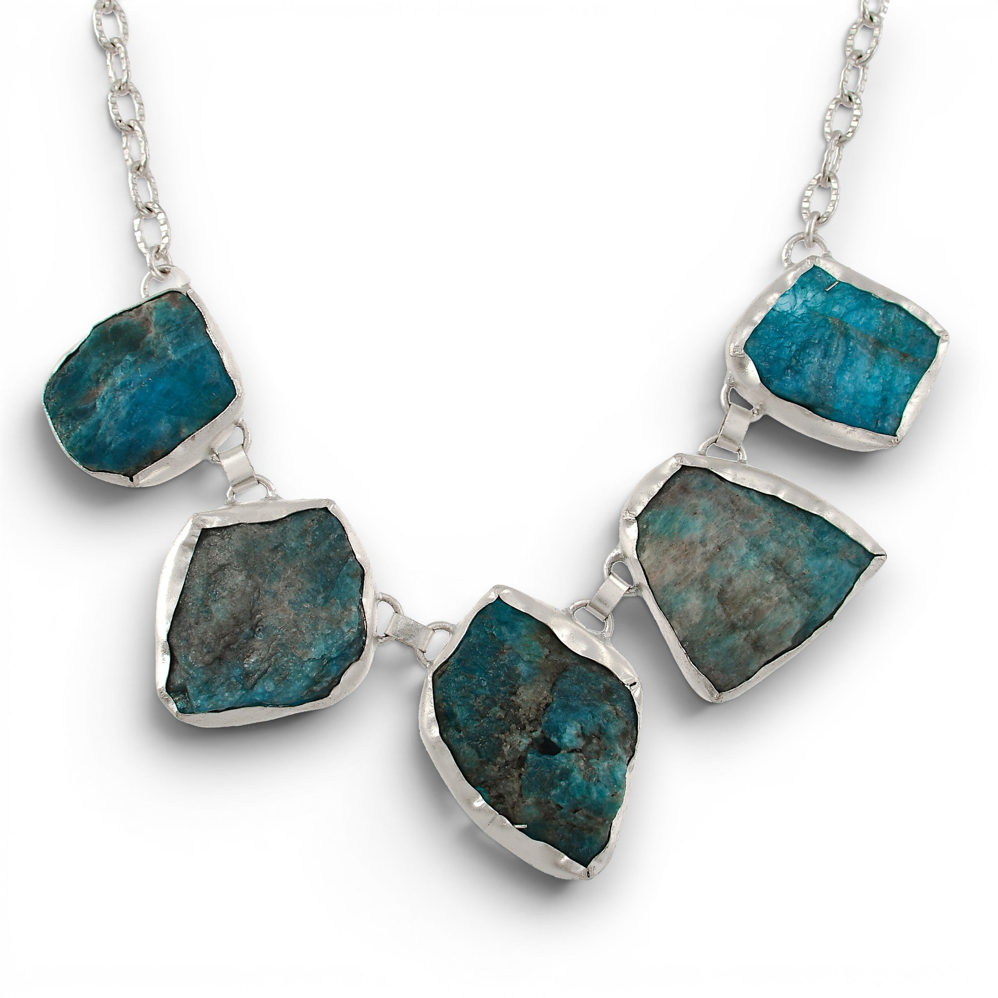 Apatite Rough Gemstone Necklace
