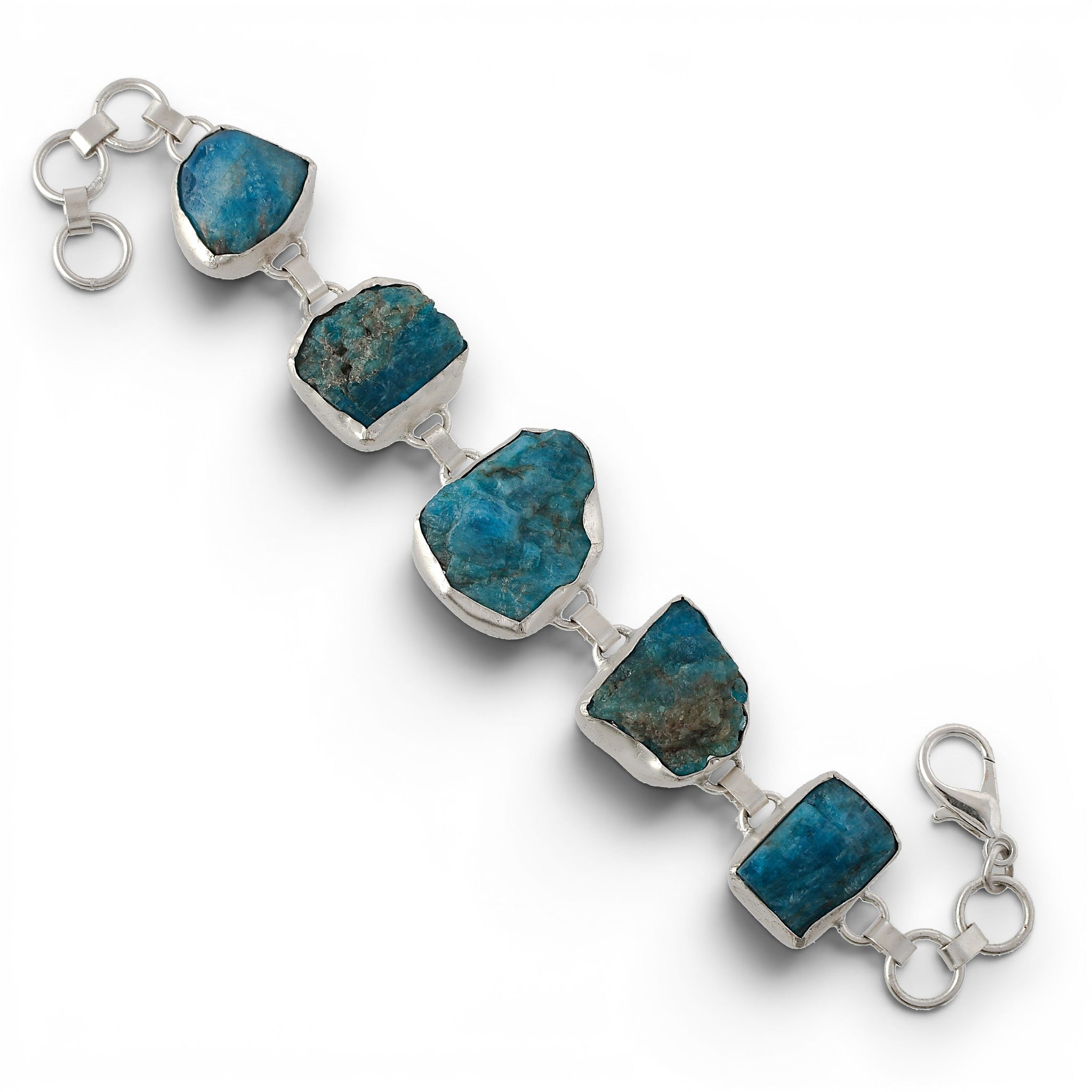 Apatite Rough Gemstone Bracelet
