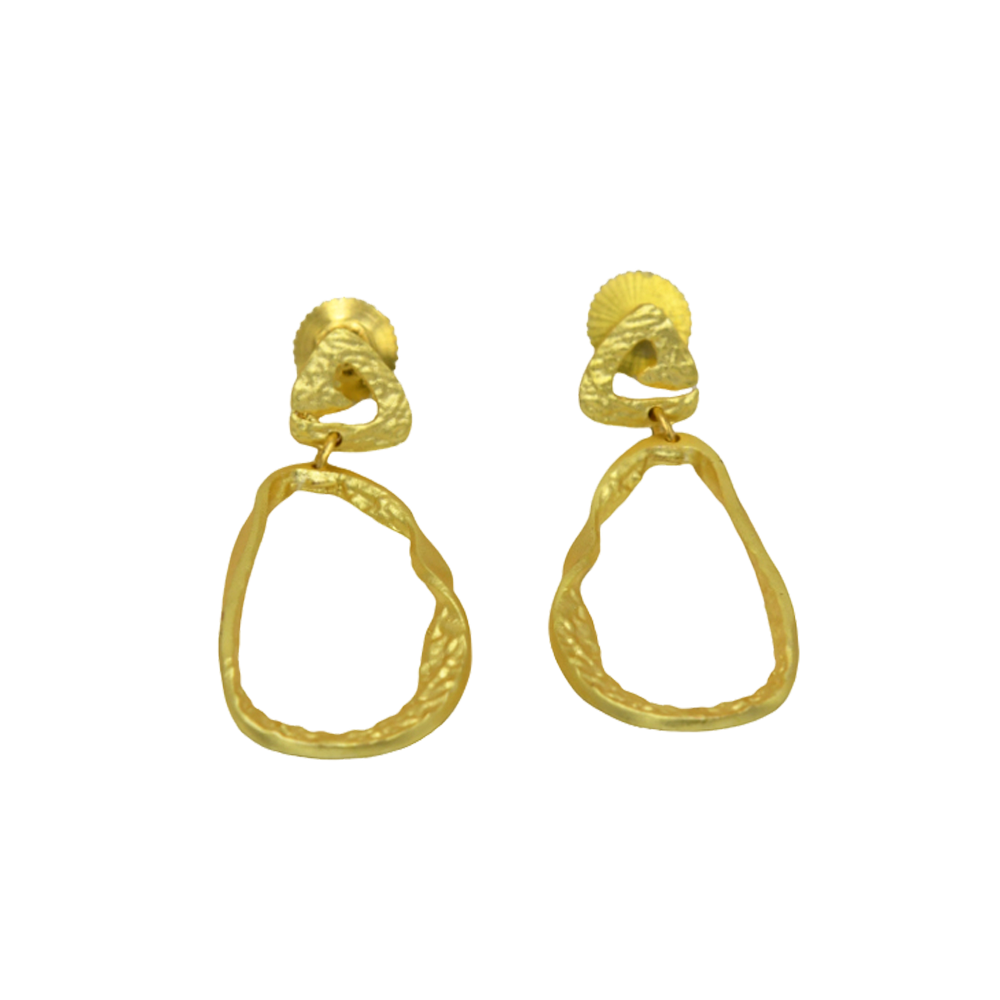 Uneven long Stud Earring