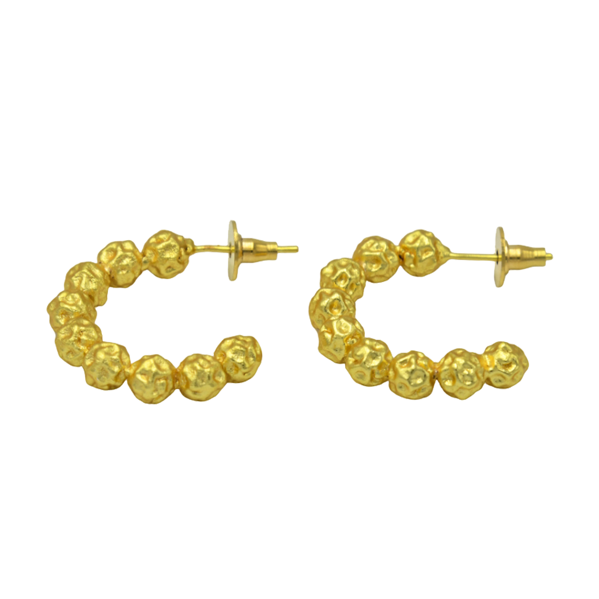 Peppercorn Textured Stud Earring