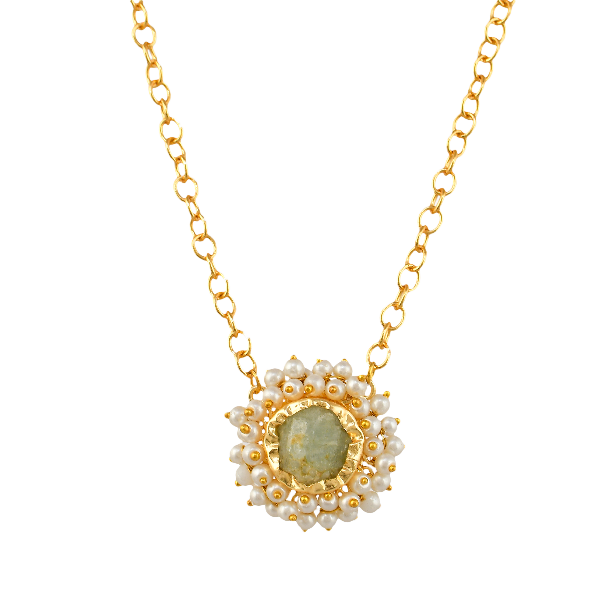 Pearl Floral Necklace Fashion jewelry