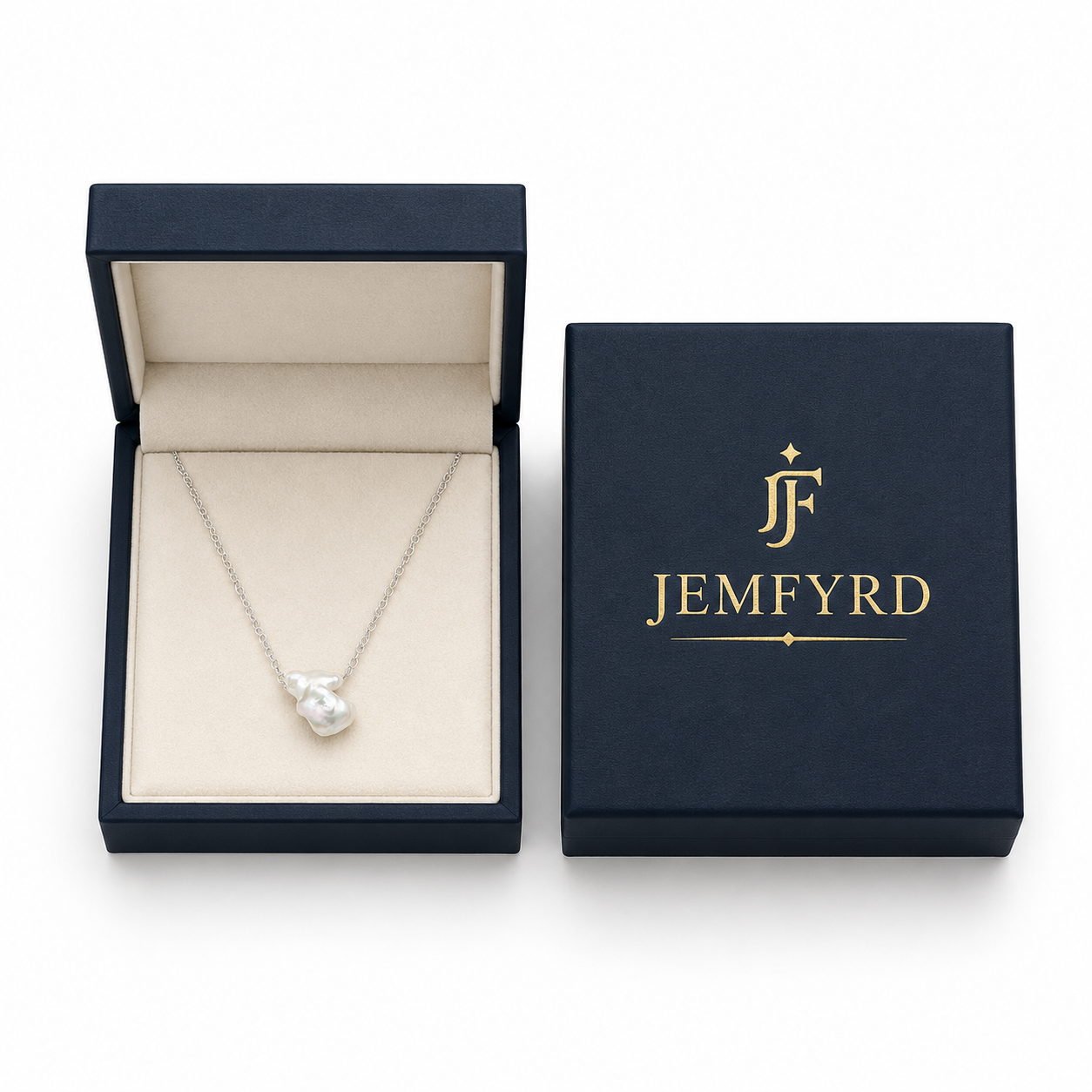 Mabe Pearl Silver Plated Chain Pendant