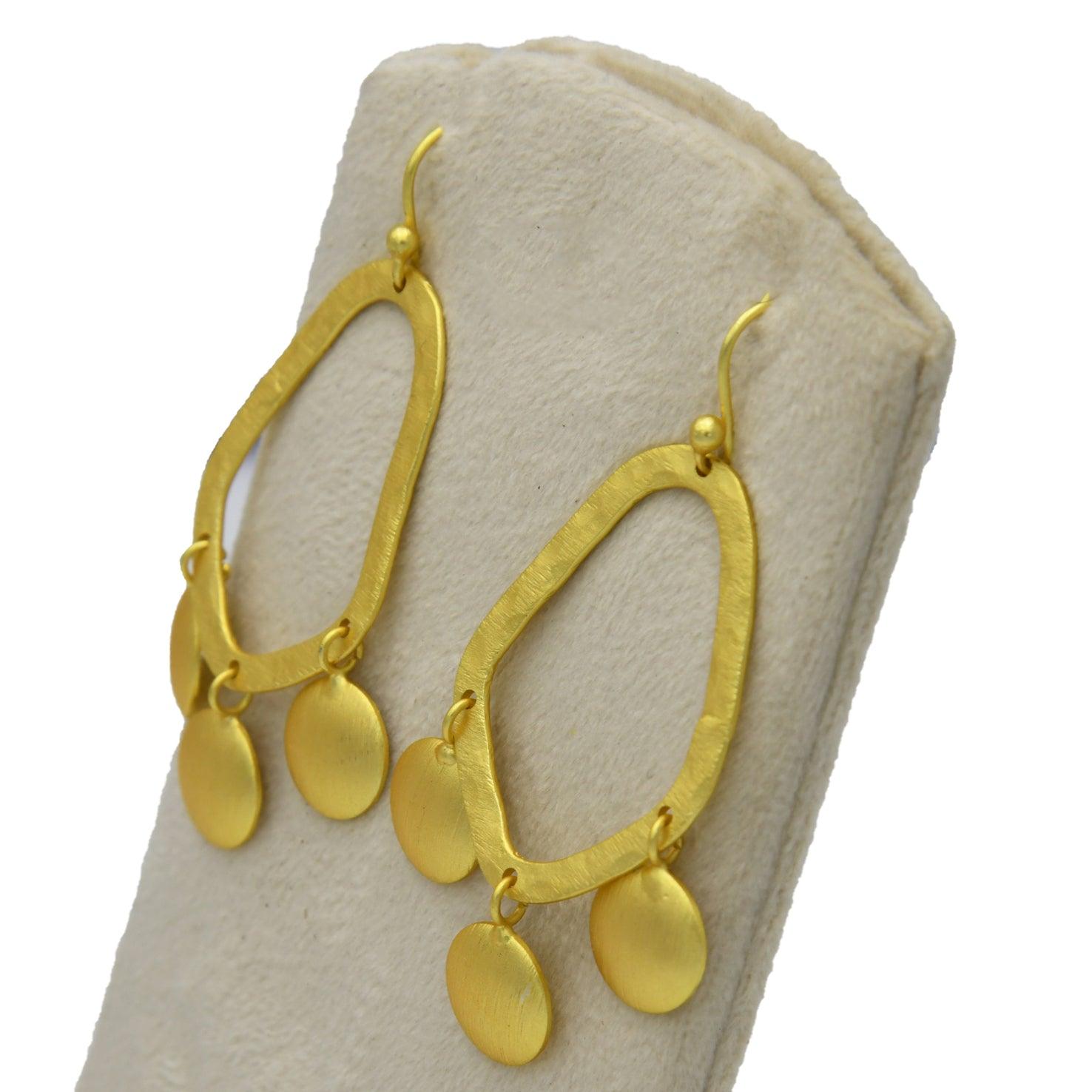 Dangler Gold Plated Dangle Earring