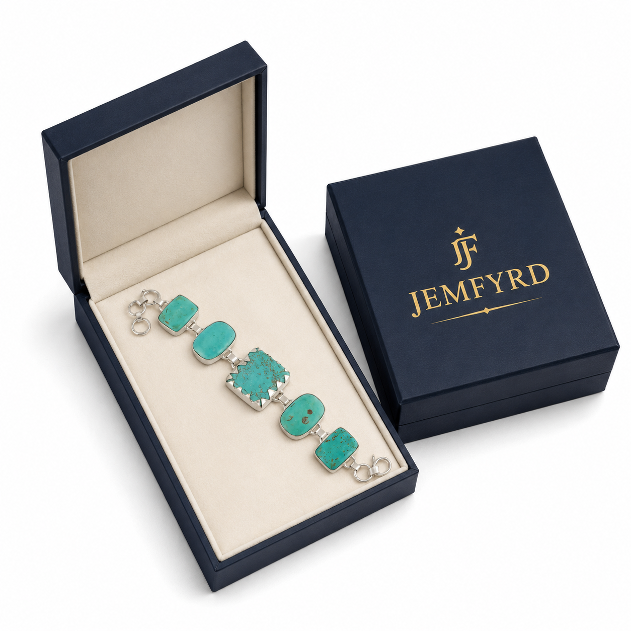 Turquoise Rough Gemstone Bracelet
