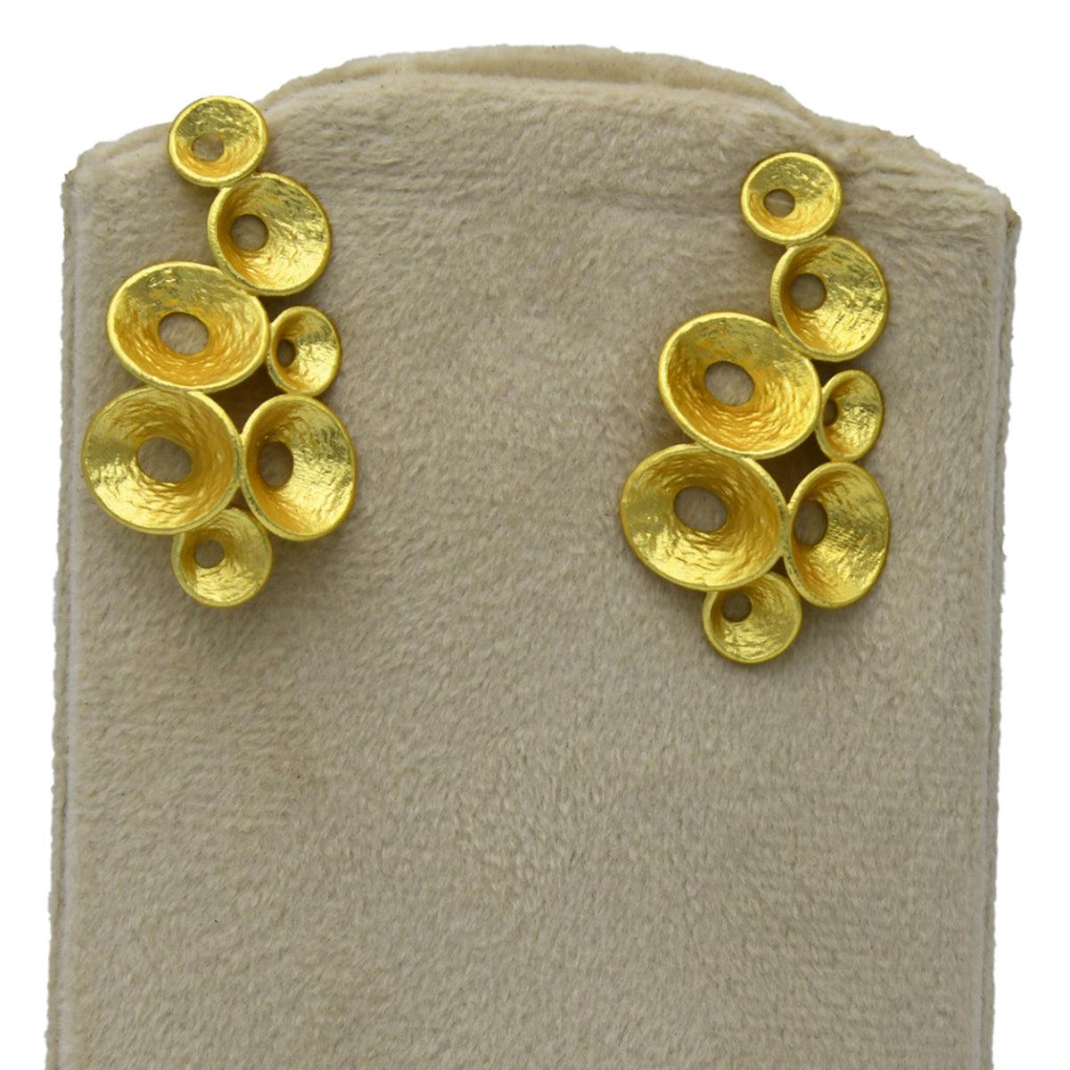 Small Cluster Stud Earring