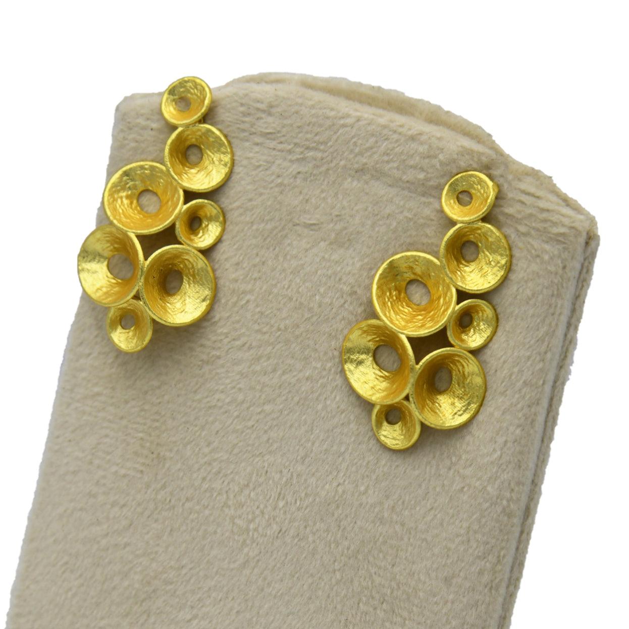 Small Cluster Stud Earring