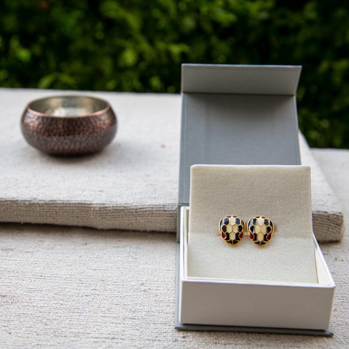 Spider-Man Enameled Cufflinks