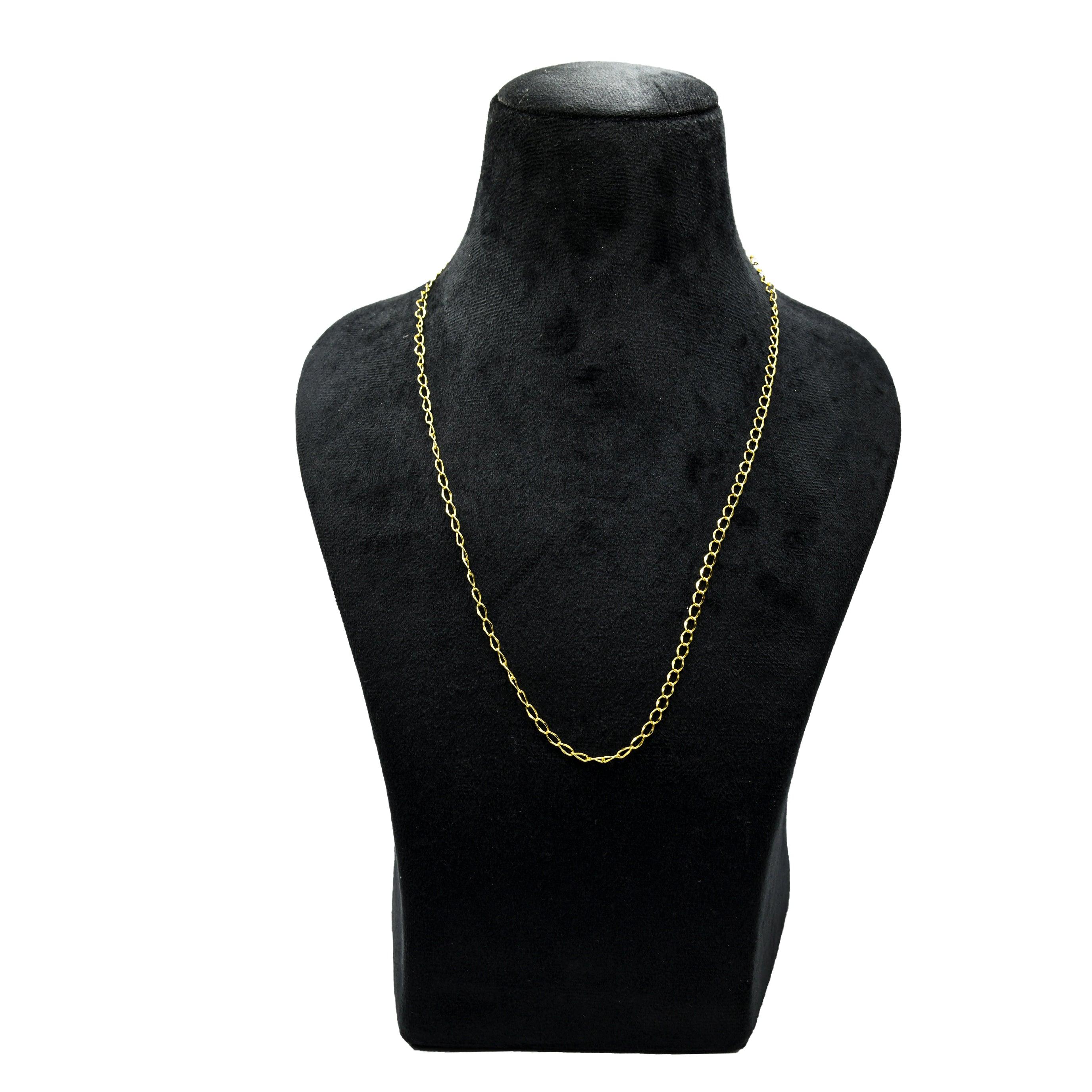 Square Brass Gold Plated Chain