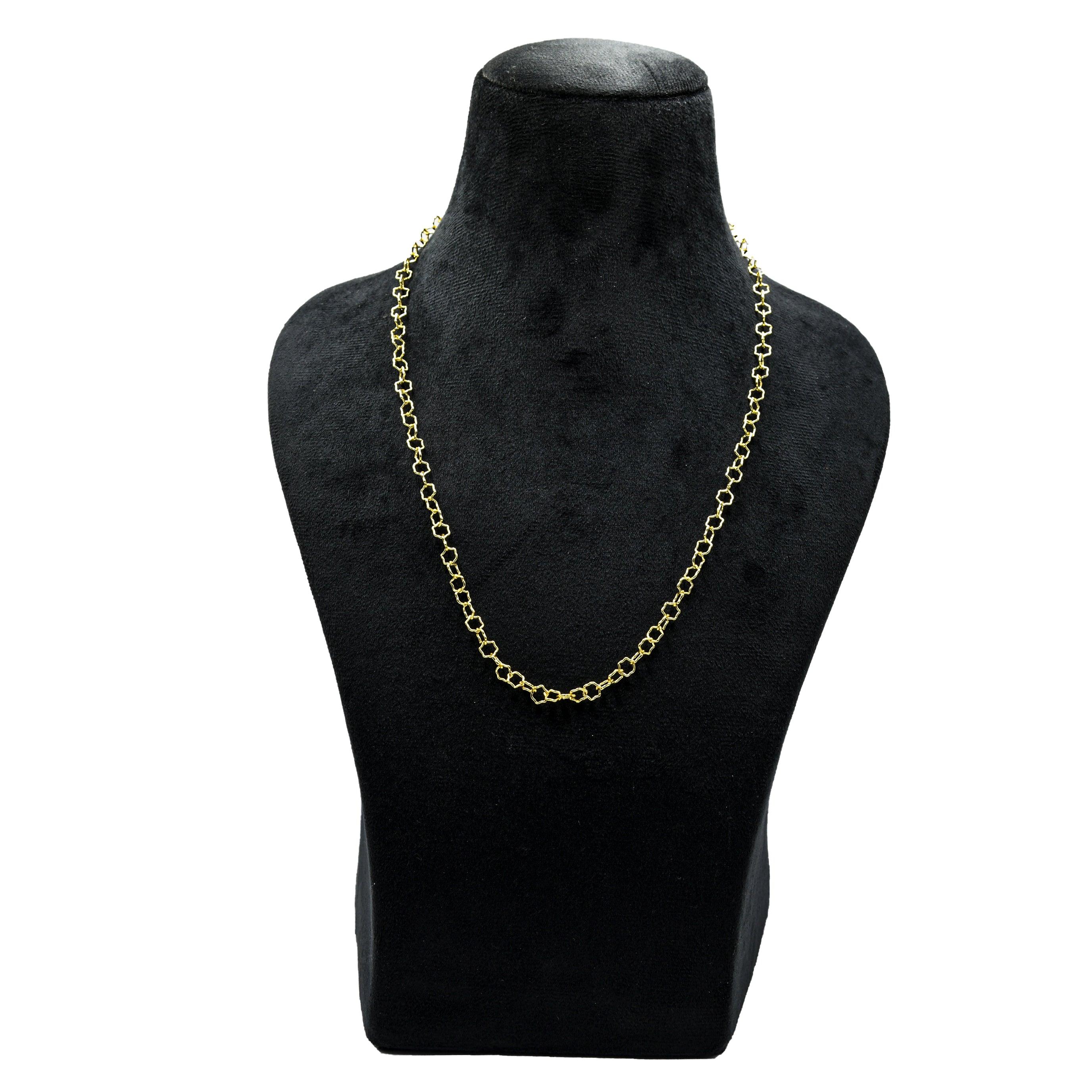 Star Brass Gold Plated Chain