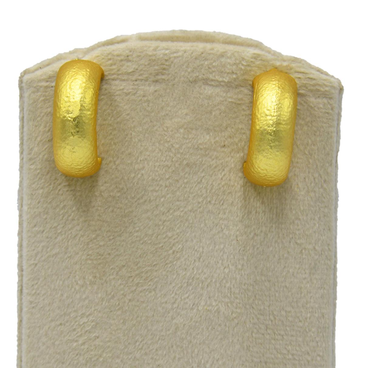 Texture Sandy Hoop Earring